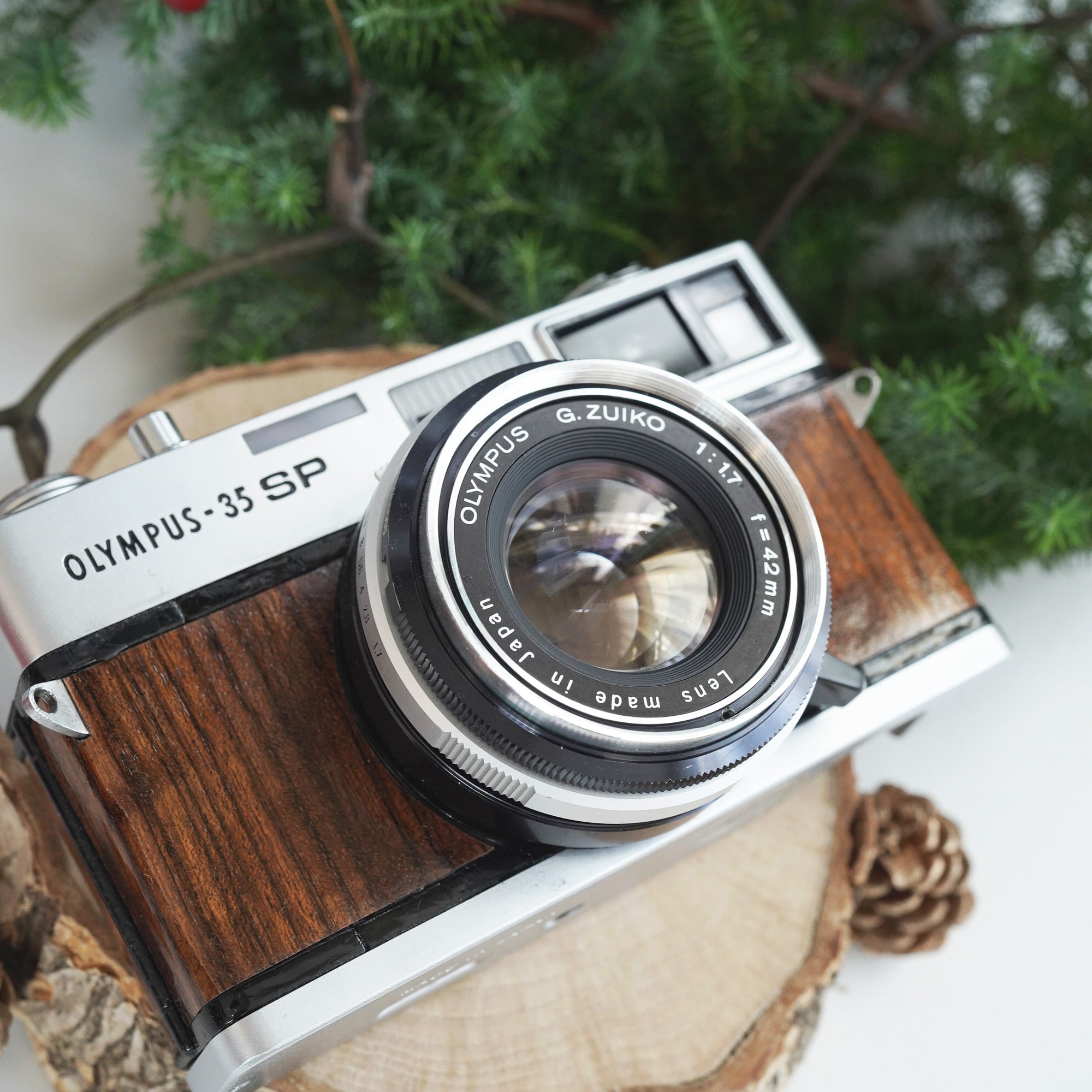 Satin サテンウッド Olympus 35SP | Macha Cameras