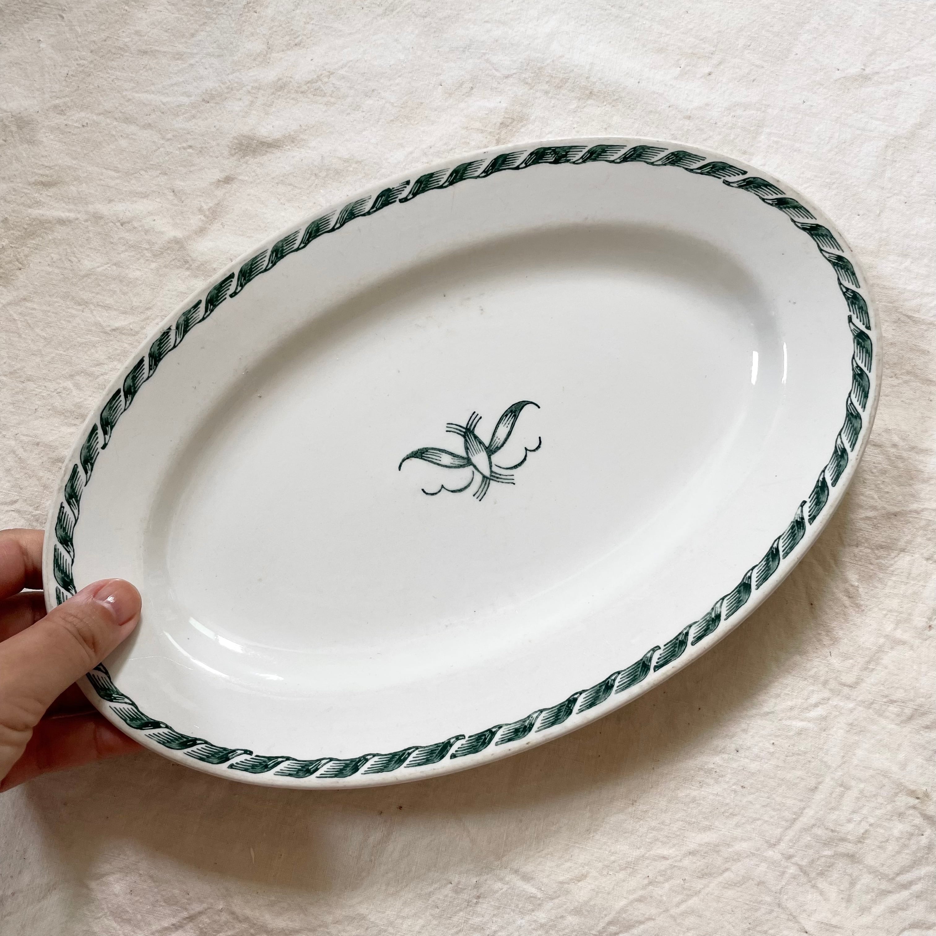 オールドアラビアのオーバルプレート1 | tsuitachi craft&brocante