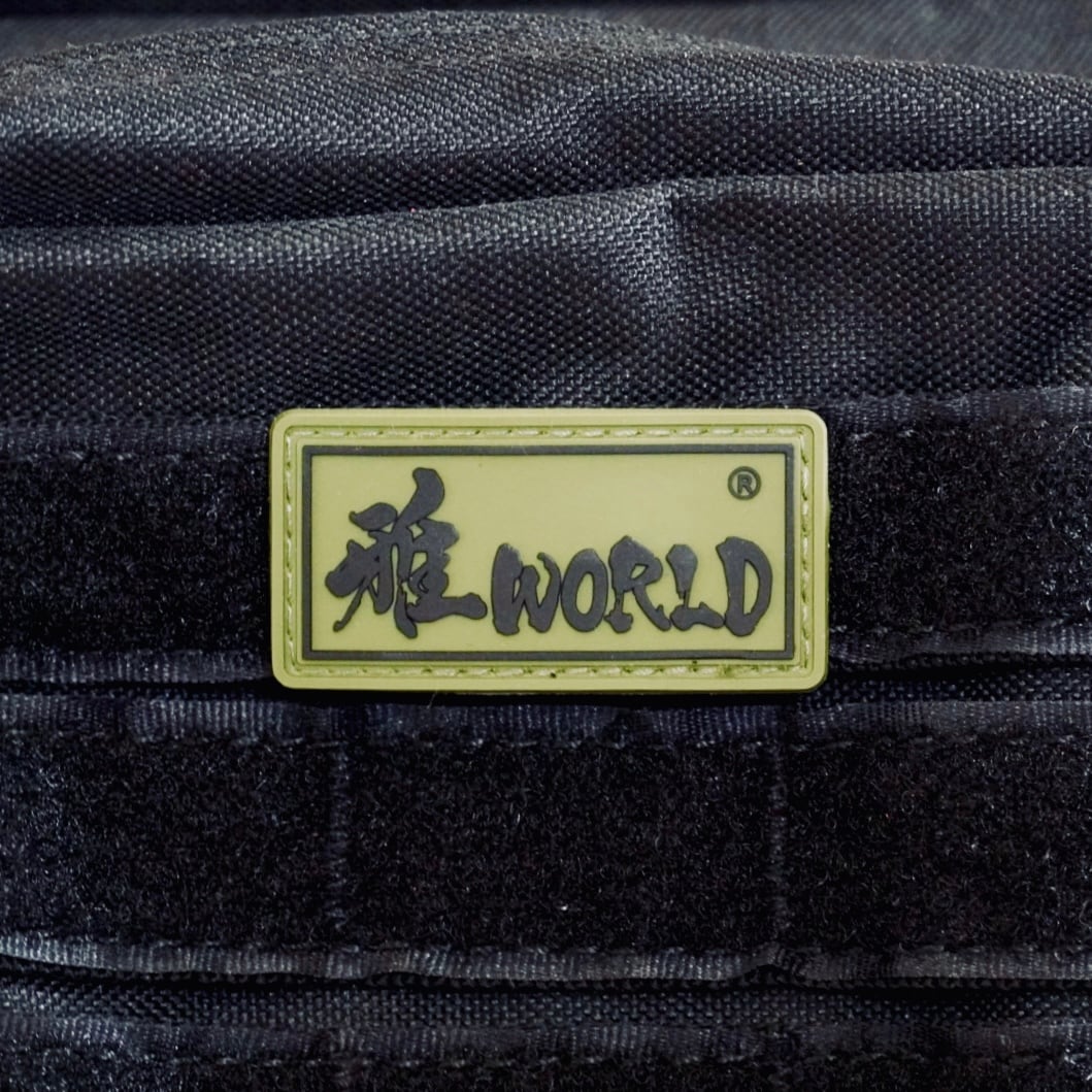 オリジナルベルクロワッペン2個セット 〜PVC・蓄光仕様〜 | 雅WORLD WORKS