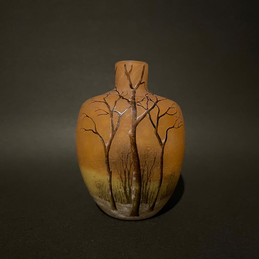 Daun nancy】 ドームナンシー 冬景色文花器 | Oldnice(オールドナイス