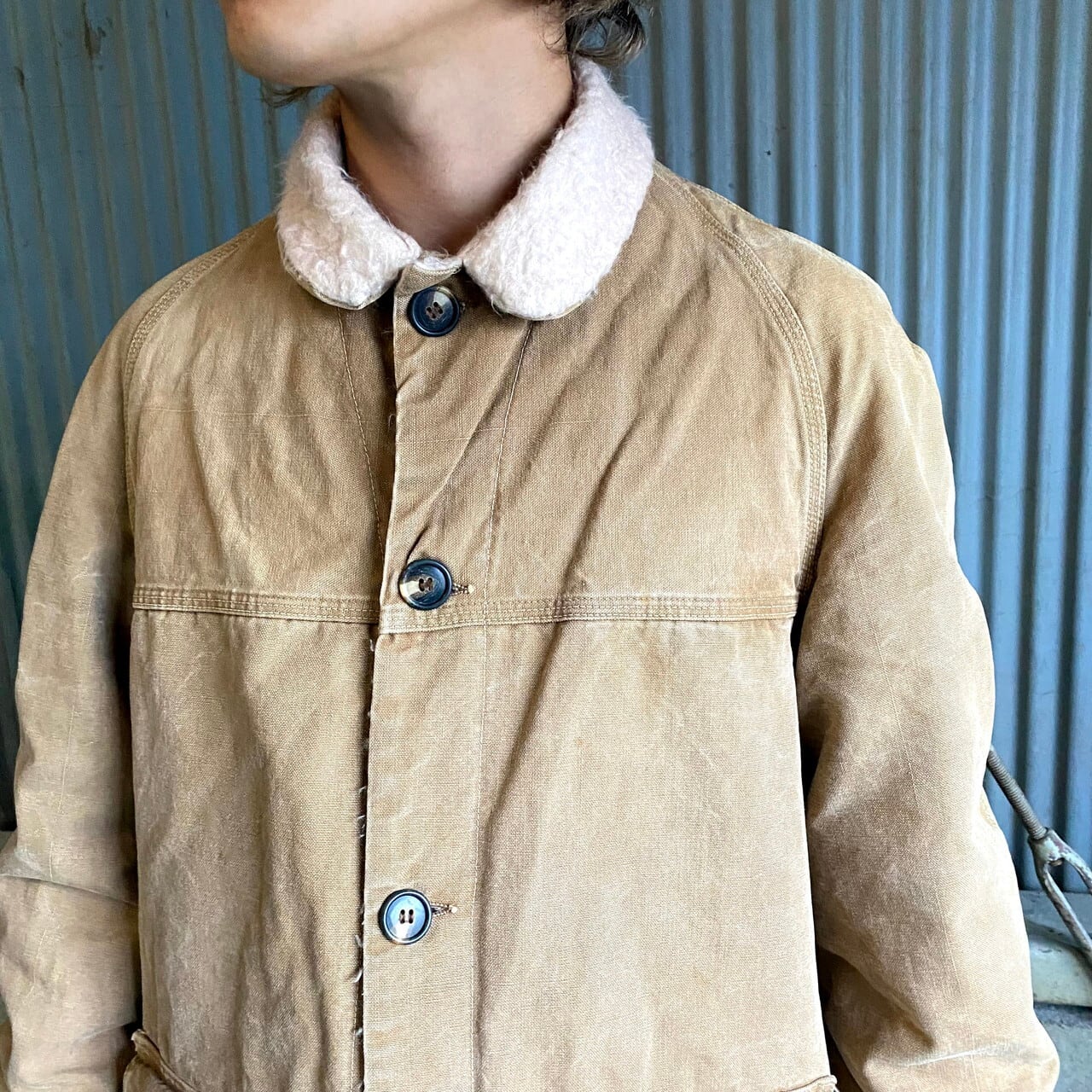 70年代 ヴィンテージ USA製 Carhartt カーハート ボアジャケット