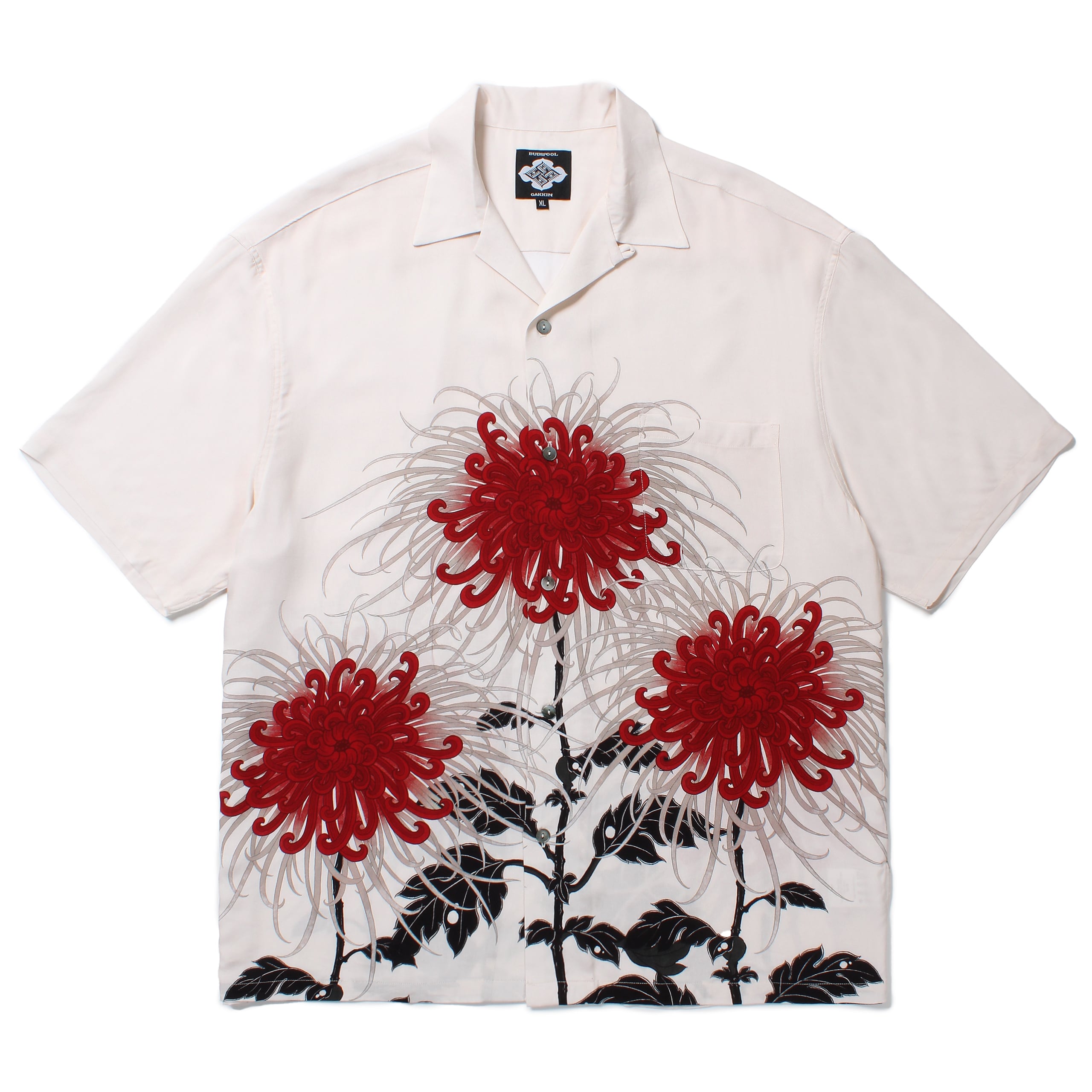 GAKKIN × BUDSPOOL 日章菊 HAWAIIAN SHIRT | APHRODITEGANG HOLDINGS