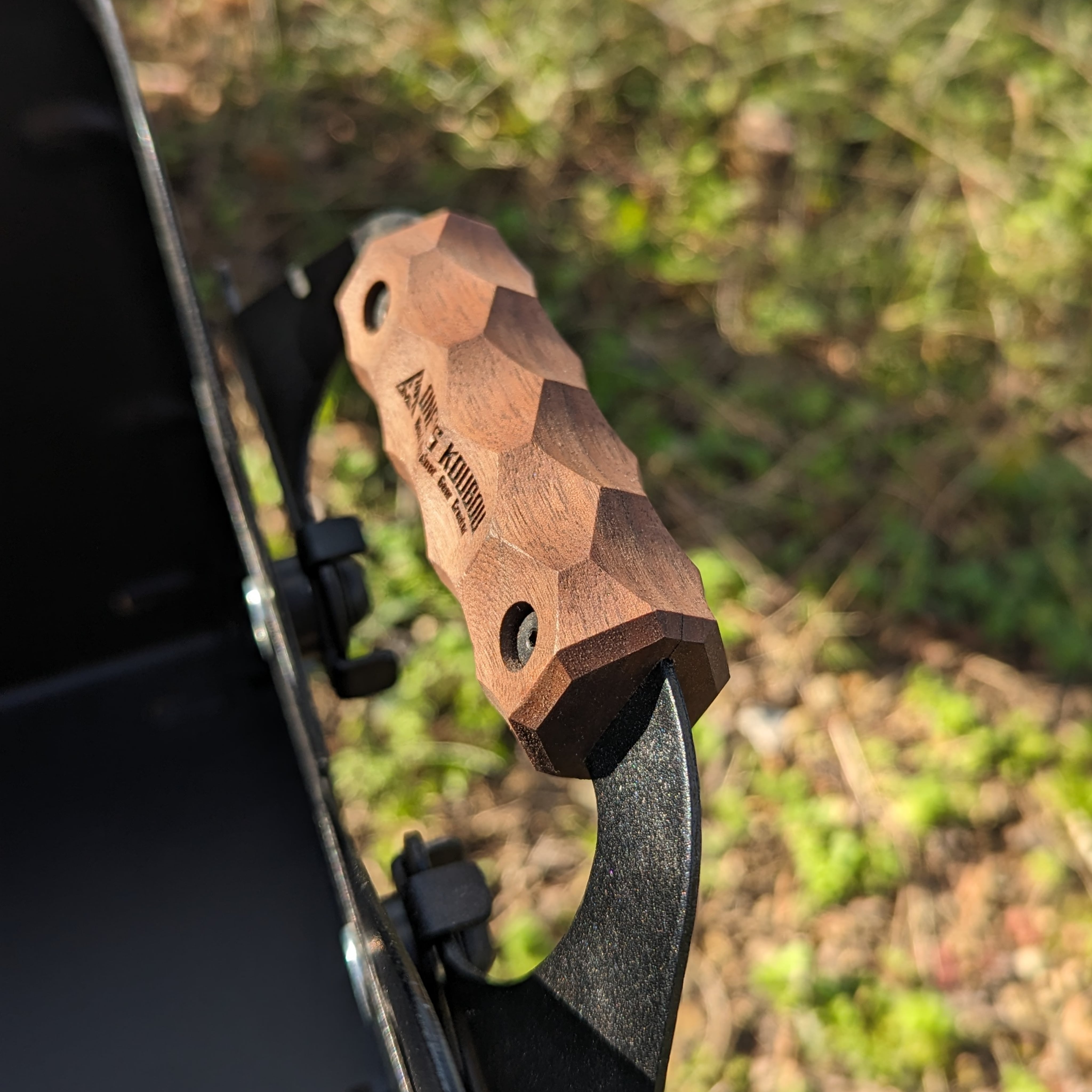 1セット2個入り シェルフコンテナ用GRIP ウォールナット | ONE'SKOUBOU