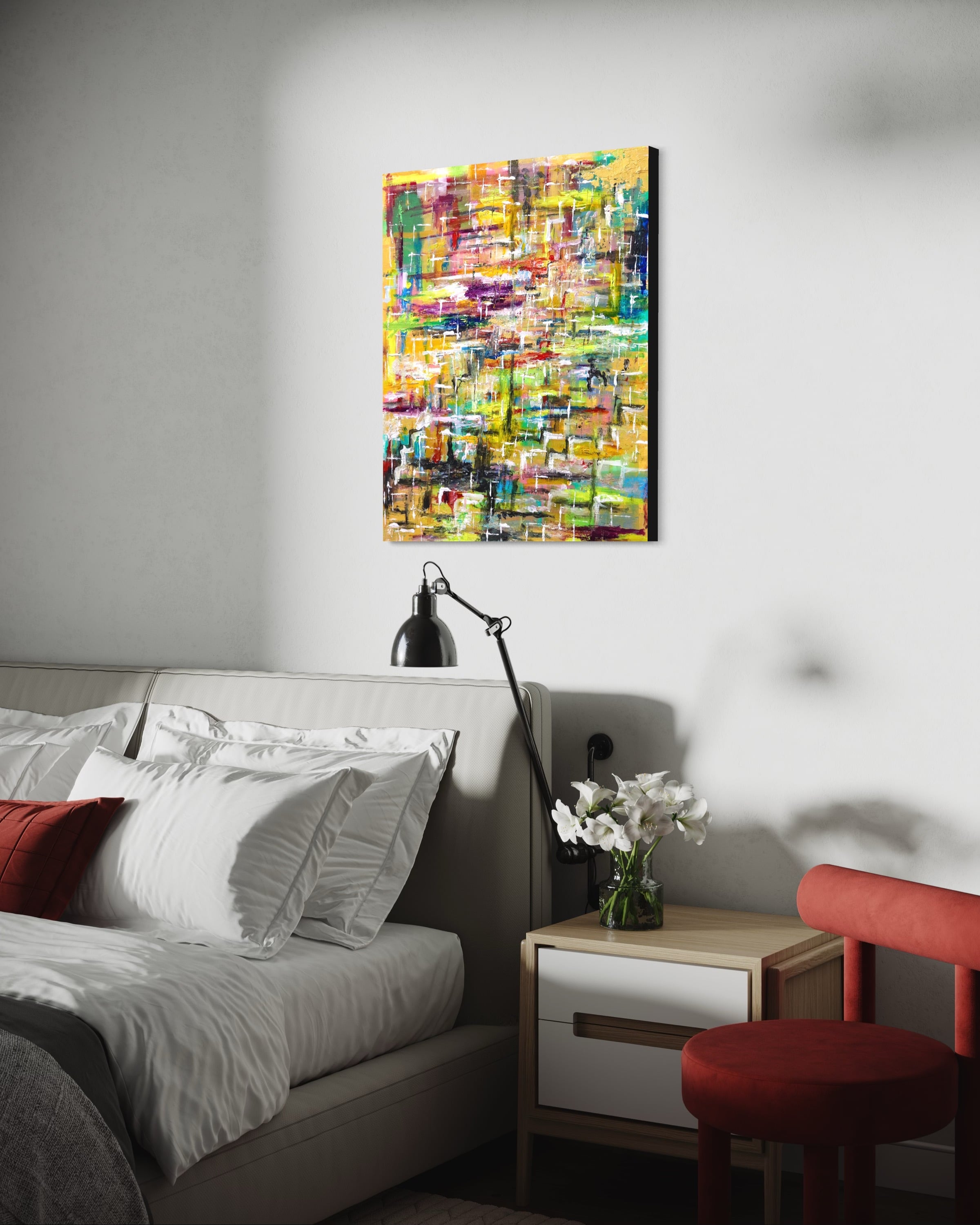 人生と黄金未来」F15号 原画 現代アート | yk3art.official