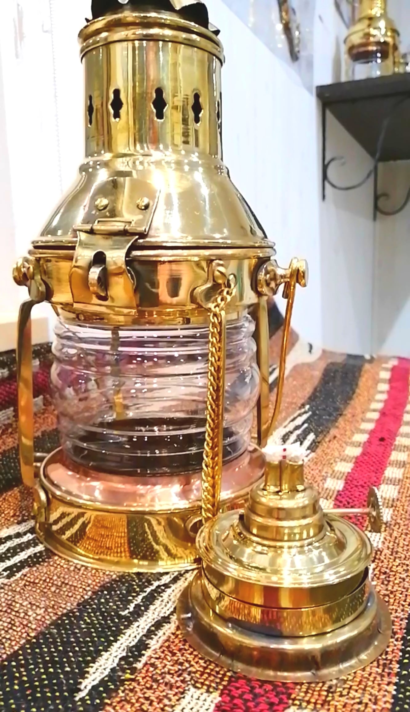 アンカーランプ 真鍮ランタン オイルランタン | Brass.Lantern.Shop7