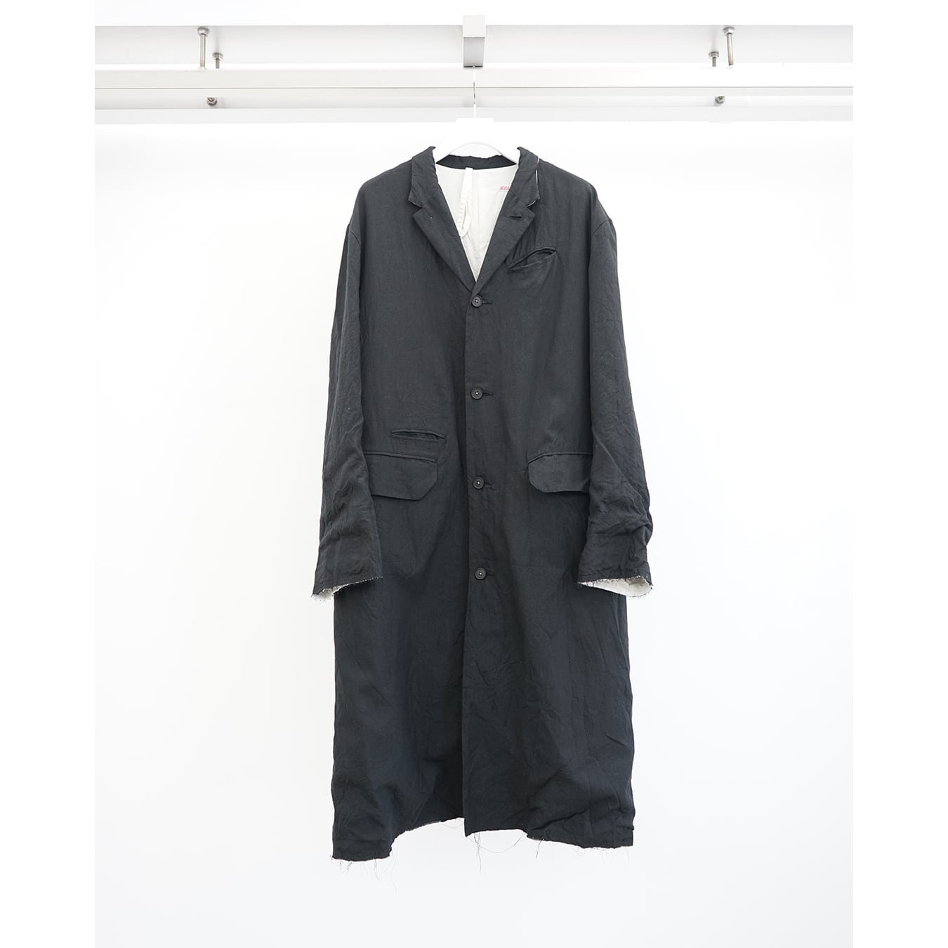 KLASICA] (クラシカ) 25s-LCT-B09 Cut off Classic Straight Coat