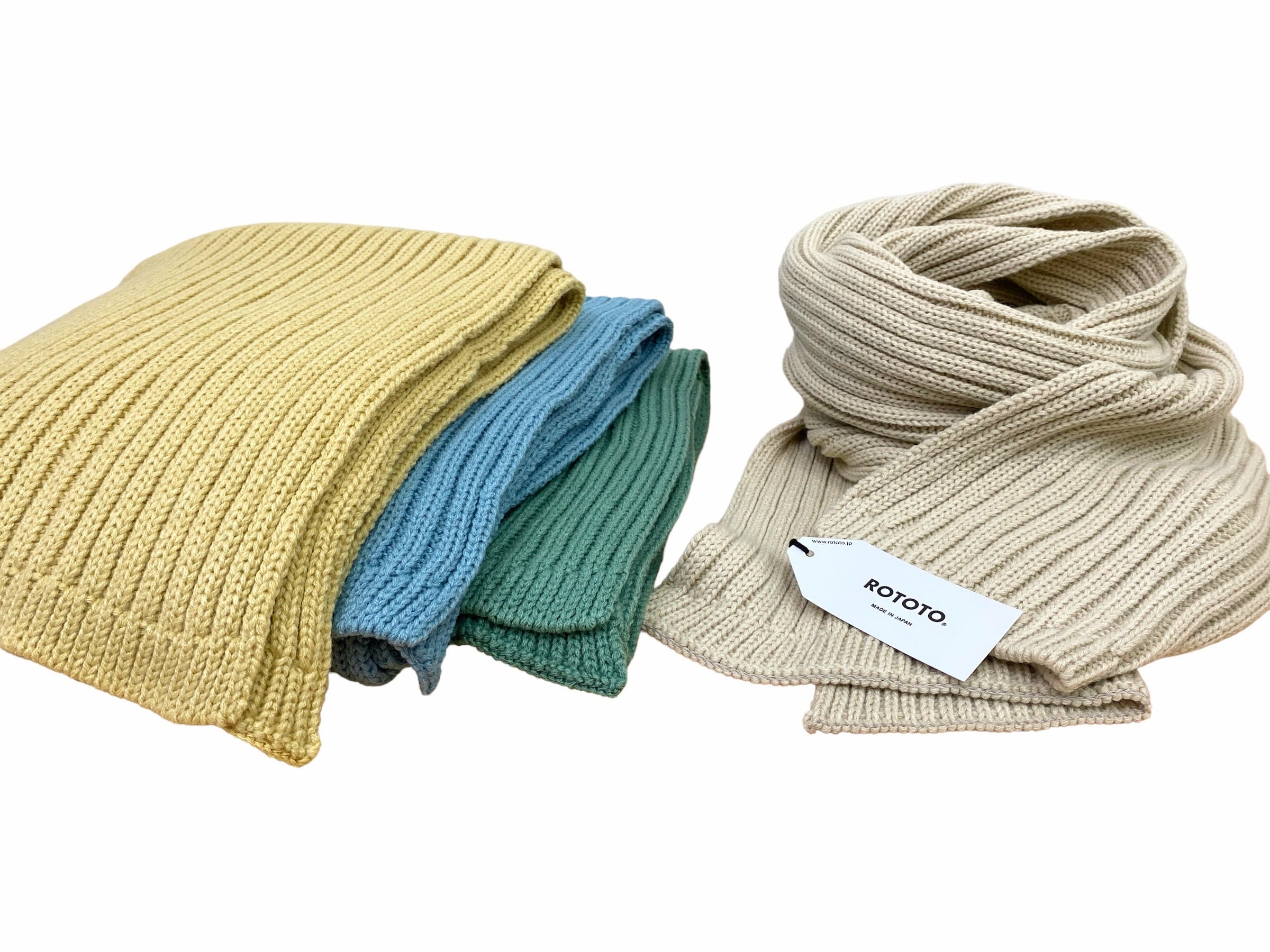 ROTOTO】Cozy Chunky Rib Muffler (4colors) | 101 clothing store