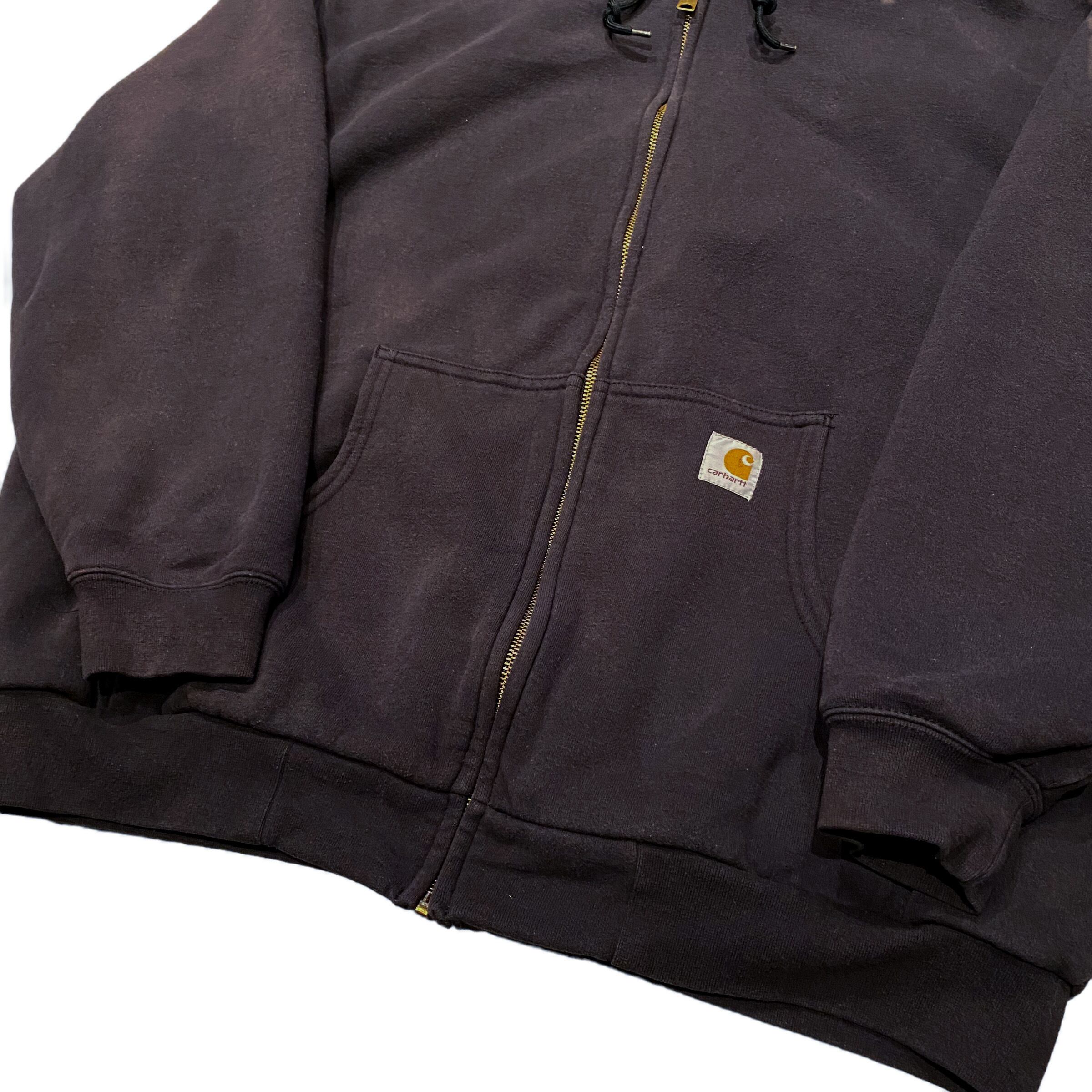 90's Carhartt Full Zip Parka XL / カーハート スウェット ジップ
