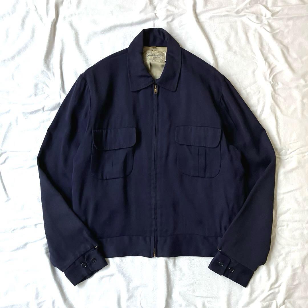 50s SEARS VINTAGE ヴィンテージ レーヨンギャバジンジャケット | unune