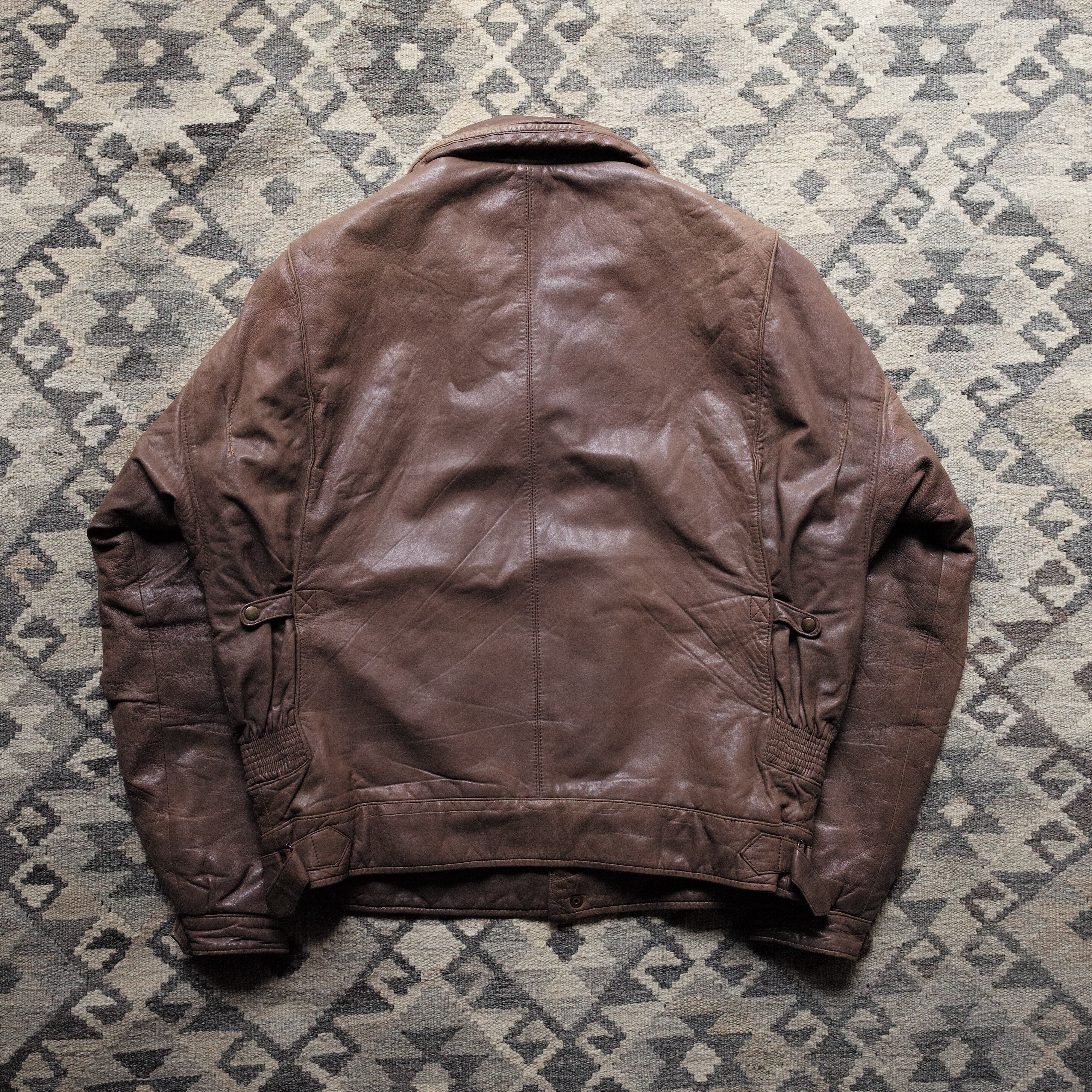 BURBERRYS ボンバージャケット ライダース バイカー フライト レザー