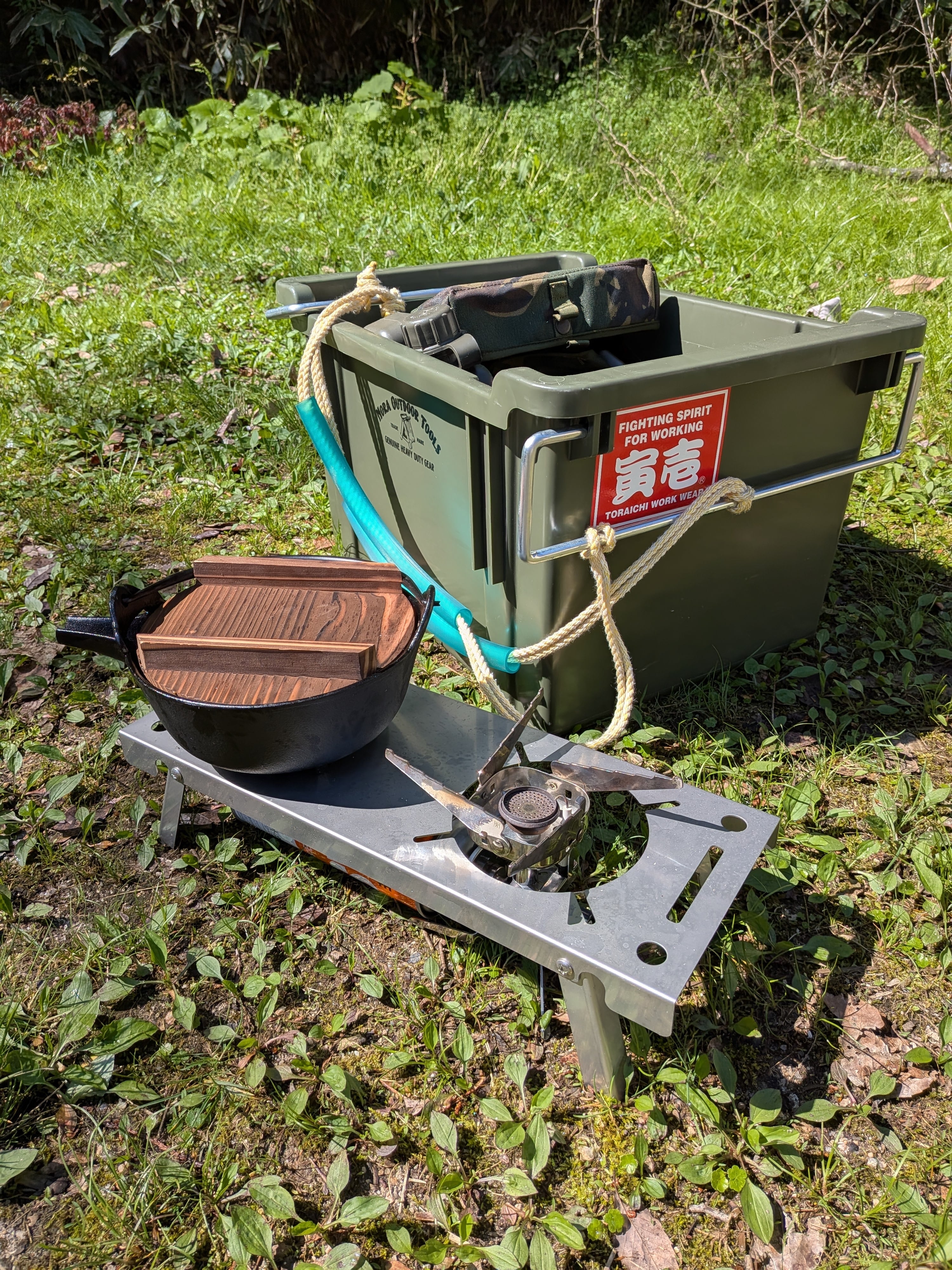 野良コンテナ用 ステンレスハーフテーブル | 野良道具製作所® 公式