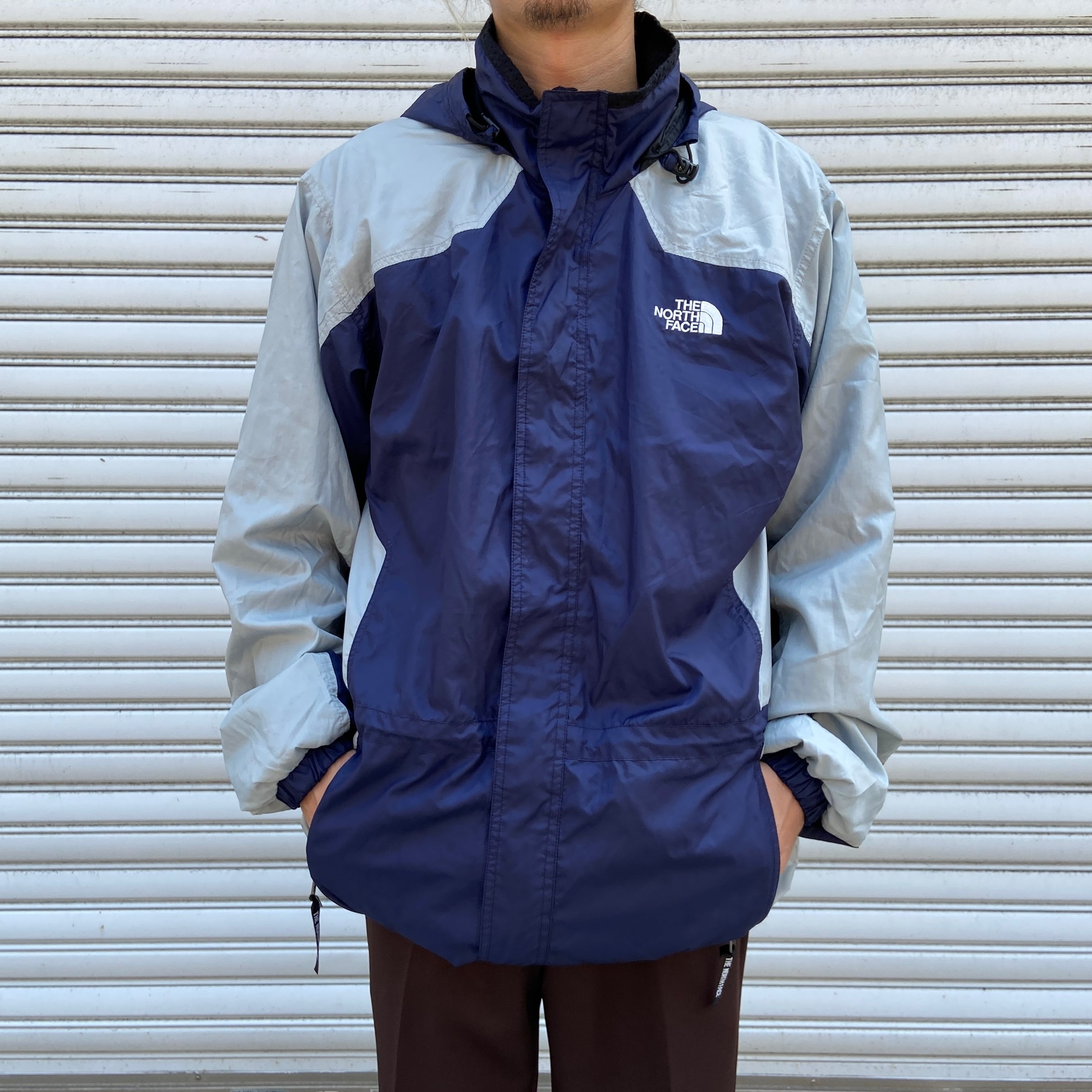 韓国限定 日本未発売 ノースフェイス M 薄手 さらてろ グレー パーカー