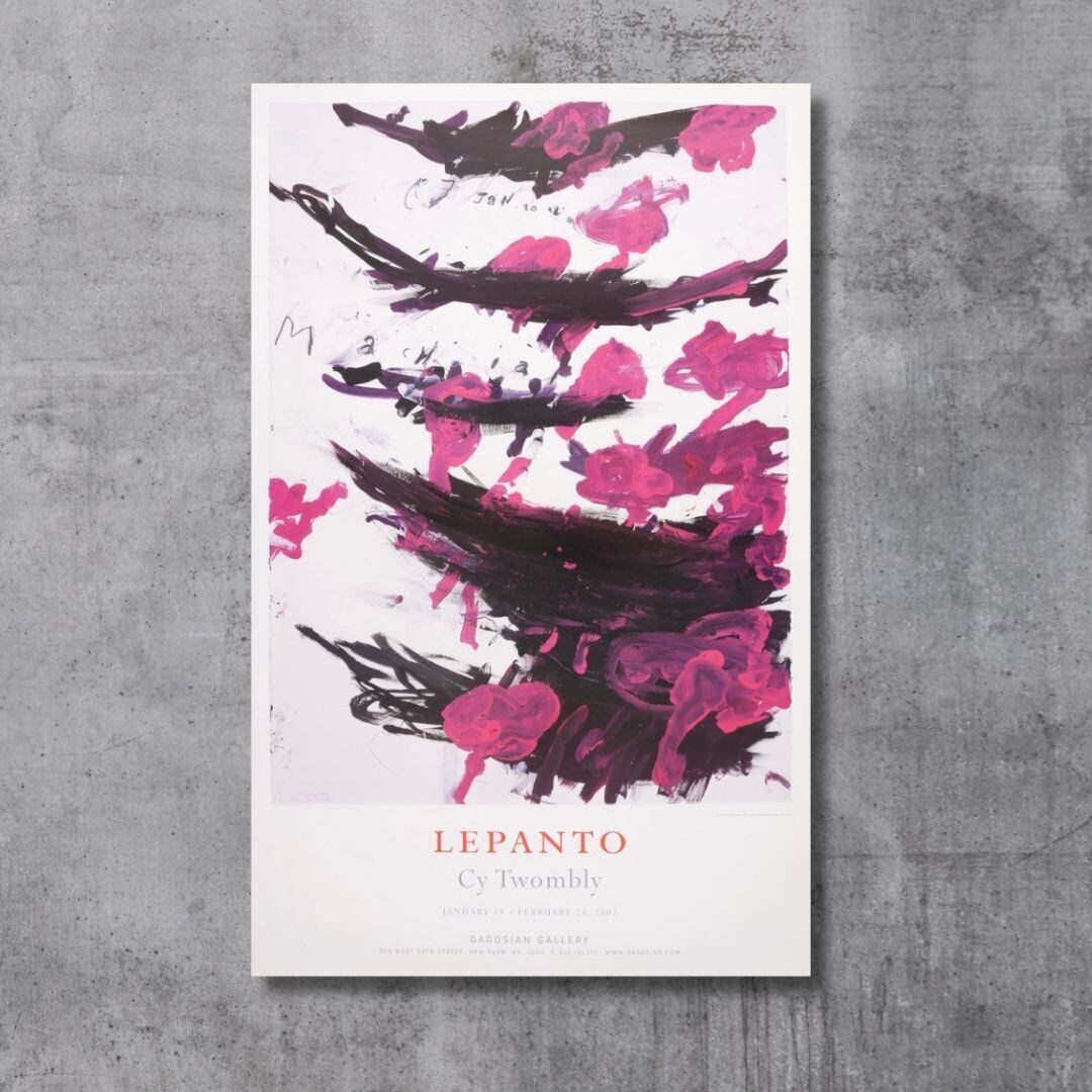 限定数入荷 CyTwomblyサイトゥオンブリー LEPANTO展ポスター | 東京
