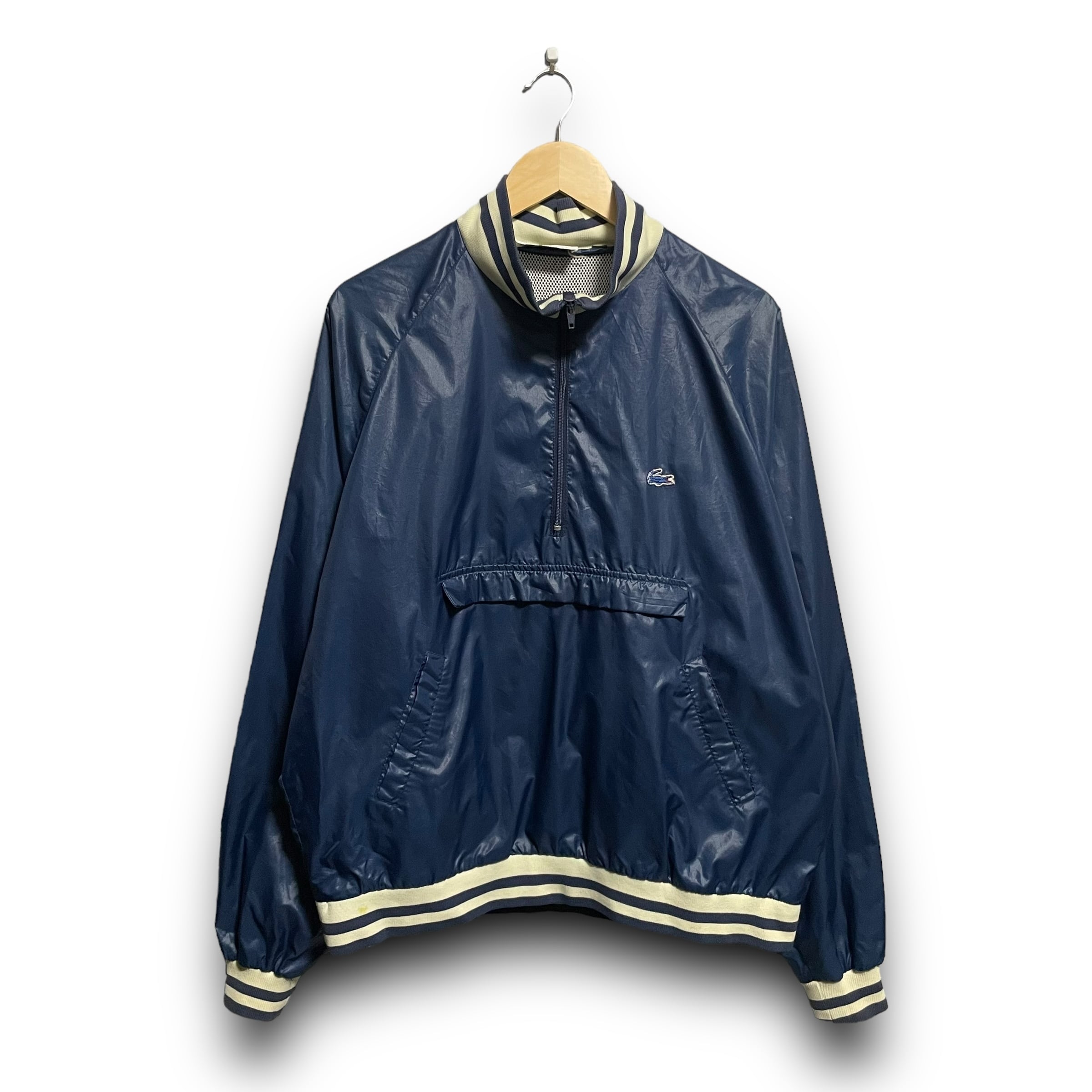 XL】【70年代】IZOD LACOSTE アイゾッドラコステ 糸巻きタグ 刺繍ロゴ