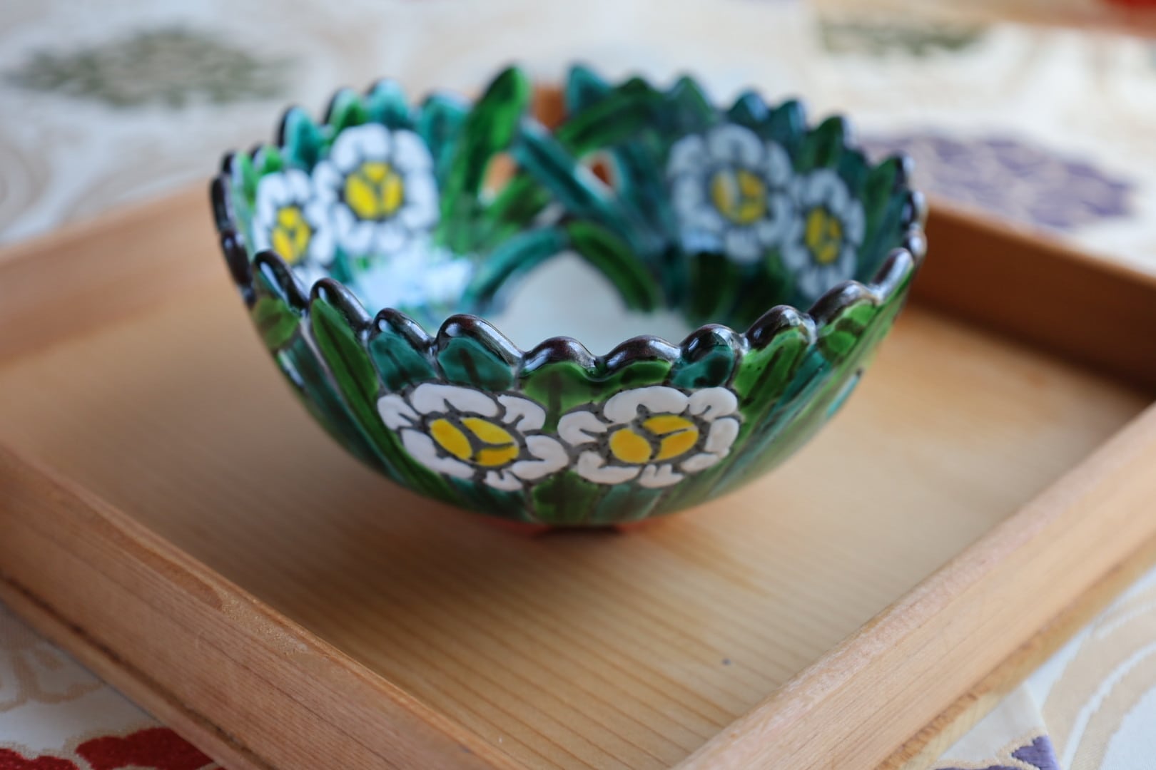 乾山写 水仙 向付 TKD020055B | 陶花堂