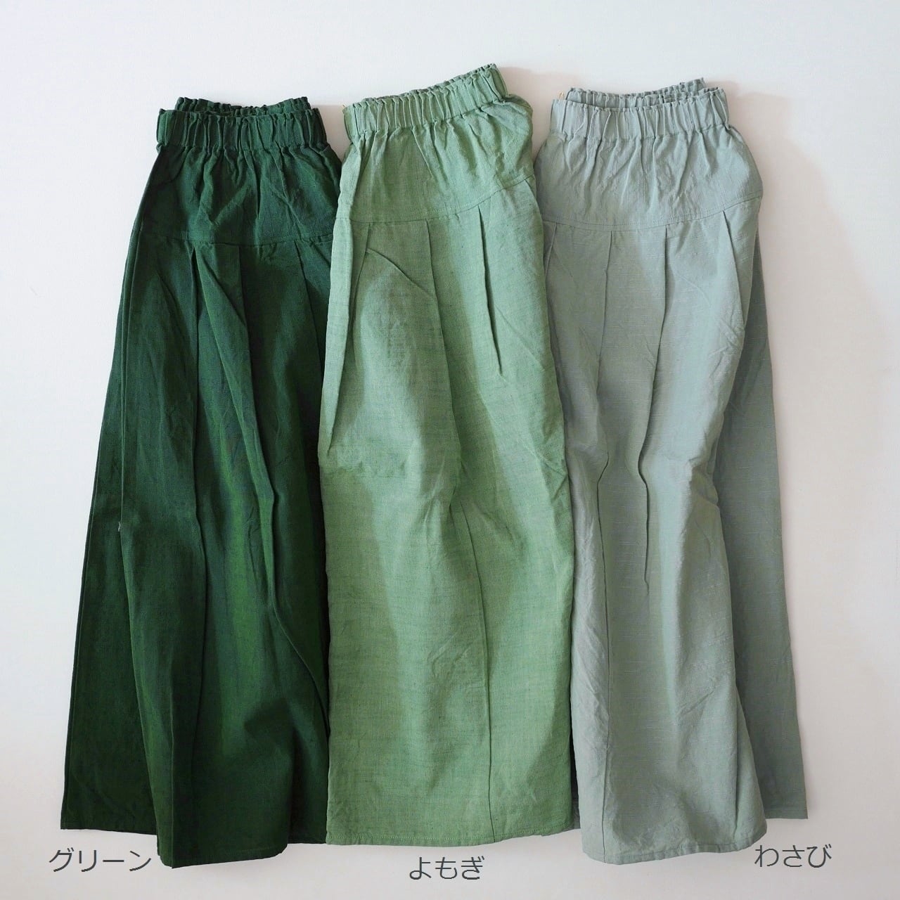 会津木綿キュロット(股上+10cm) YAMMA ヤンマ産業 | 日々花［ Hibika