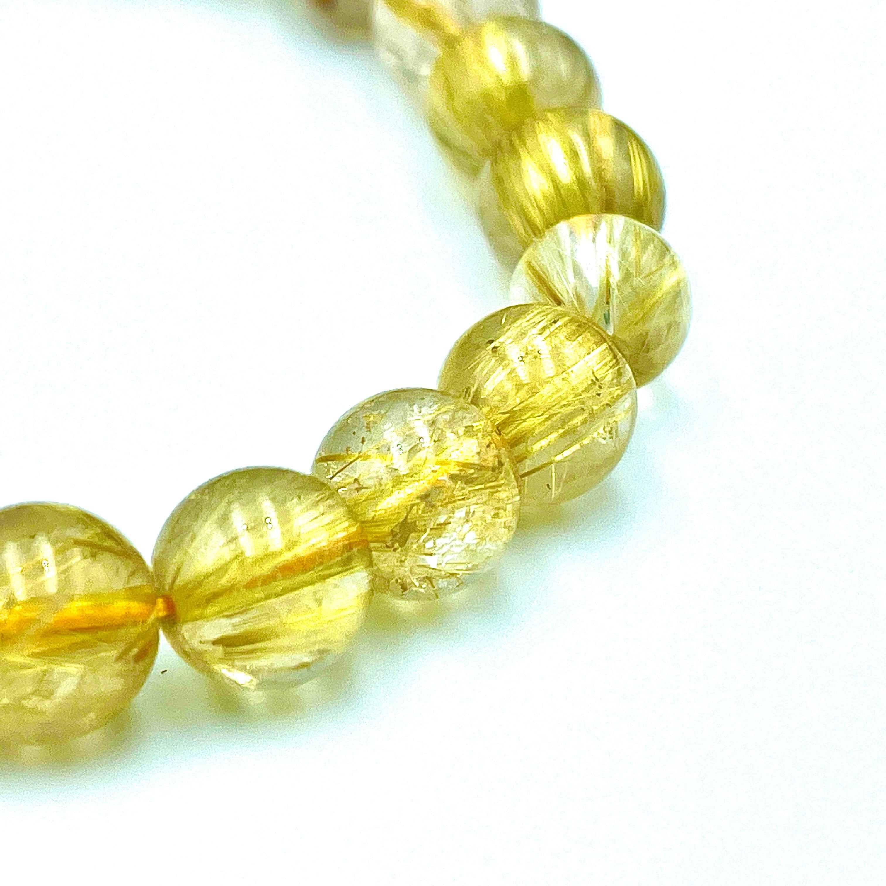 YouTuberヒカルさん愛用ルチルクォーツ 天然石ブレスレット | keytail