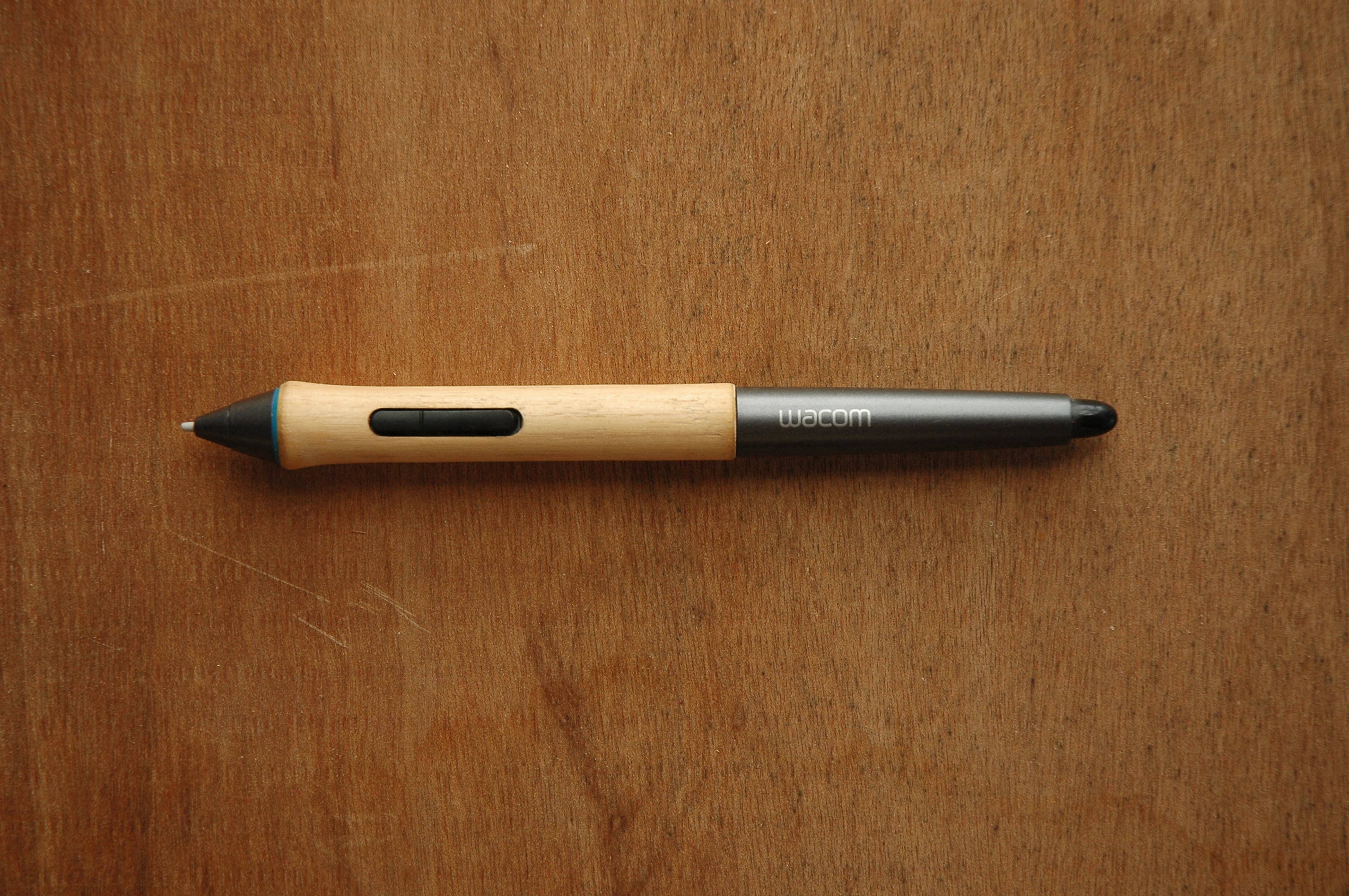 ペンタブ木製グリップ】葉車堂 グレイングリップ LITE ホワイト【WACOM