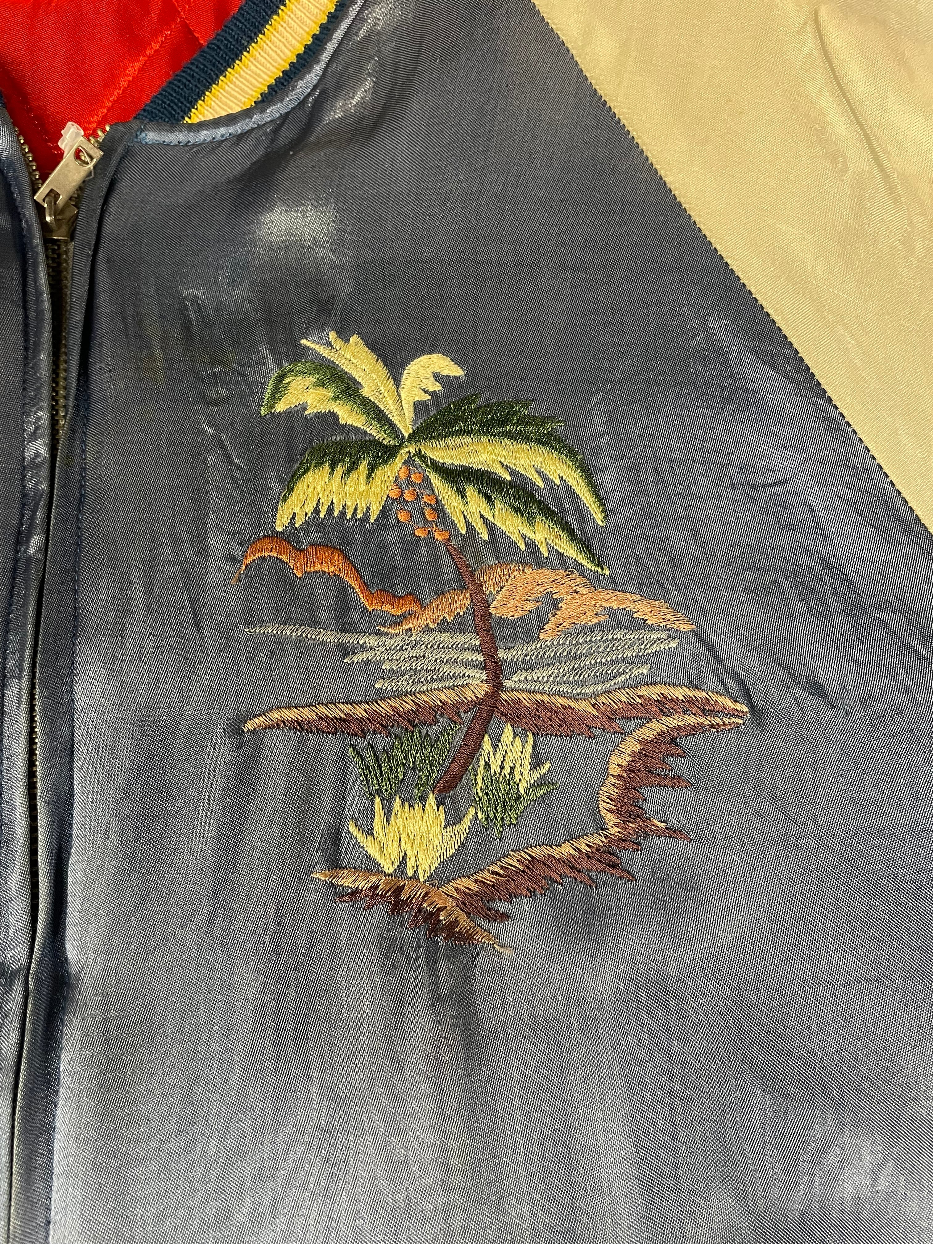 90s～ SILVERSTONE シルバーストーン GUAM グアム サテン中綿