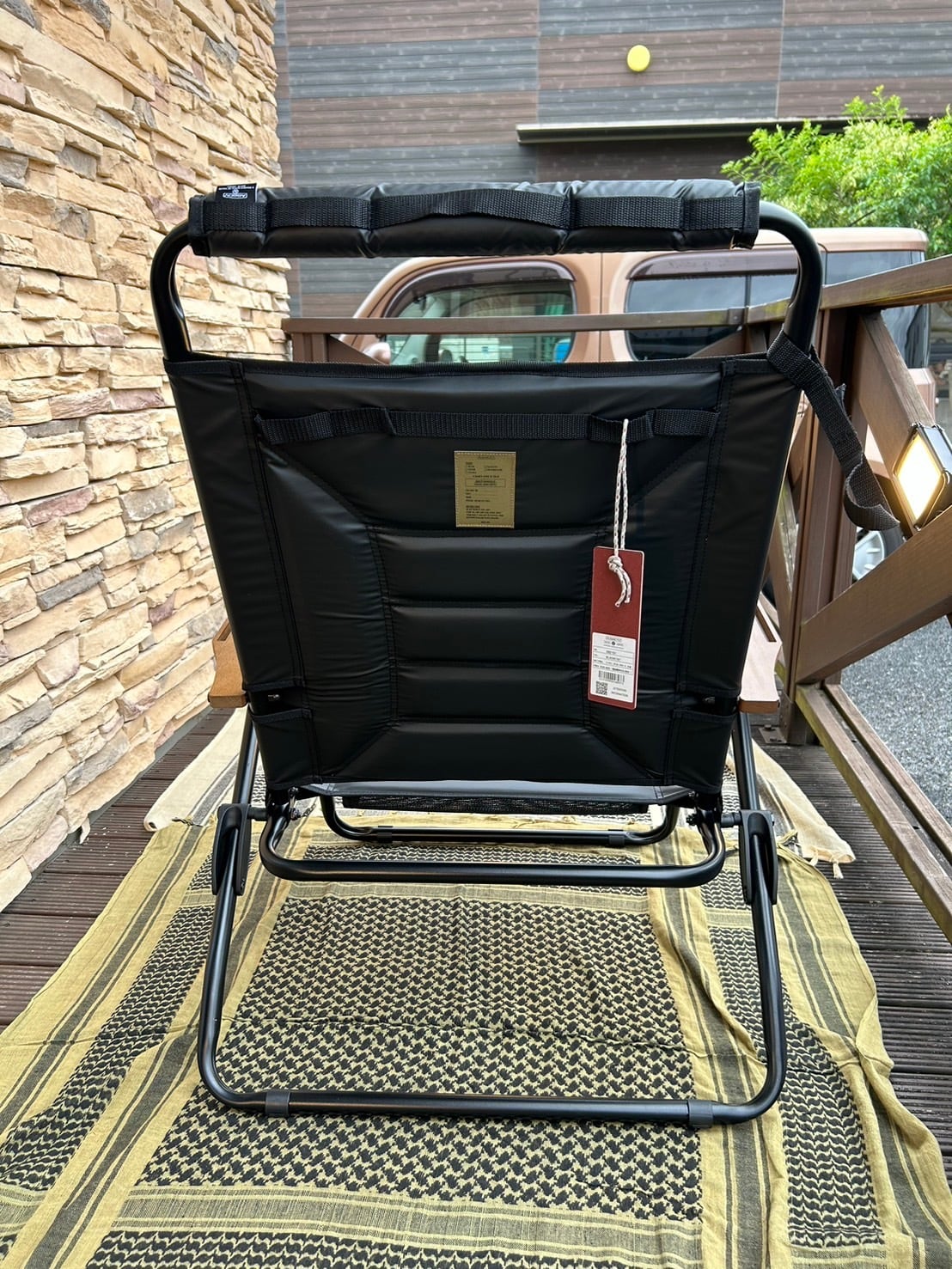 AS2OV アッソブ】 HIGH BACK RECLINING LOW ROVER CHAIR （BLACK