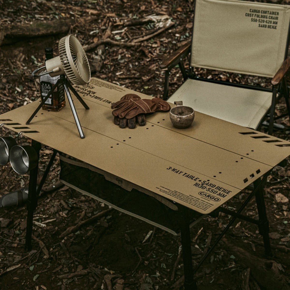 CC 3-WAY TABLE / 3Wayテーブル 】CARGO CONTAINER カーゴコンテナ