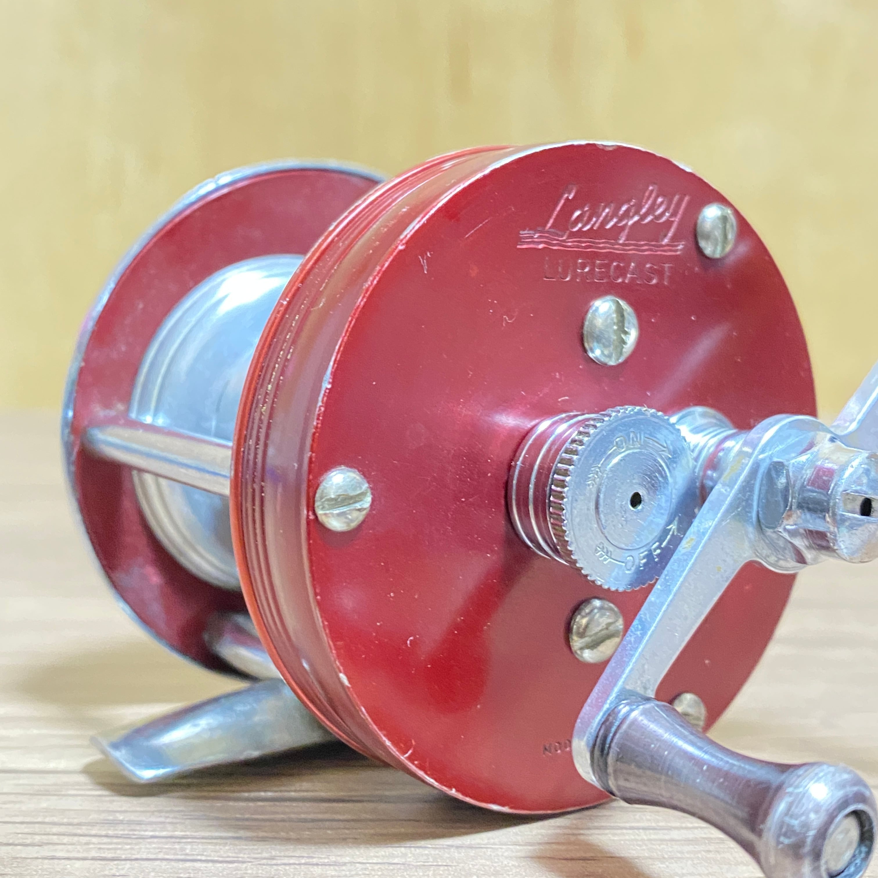 40s Langley LURECAST model 330KCメンテ済/ オールドラングレー