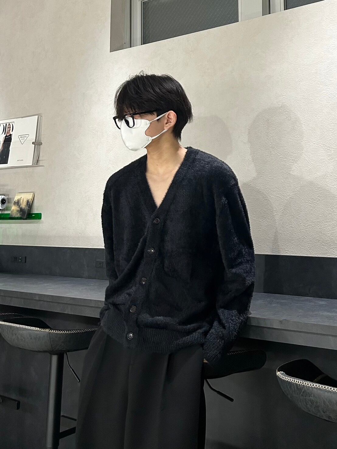 即納】RADIANT Mohair cardigan | 韓国ファッション セレクトショップ