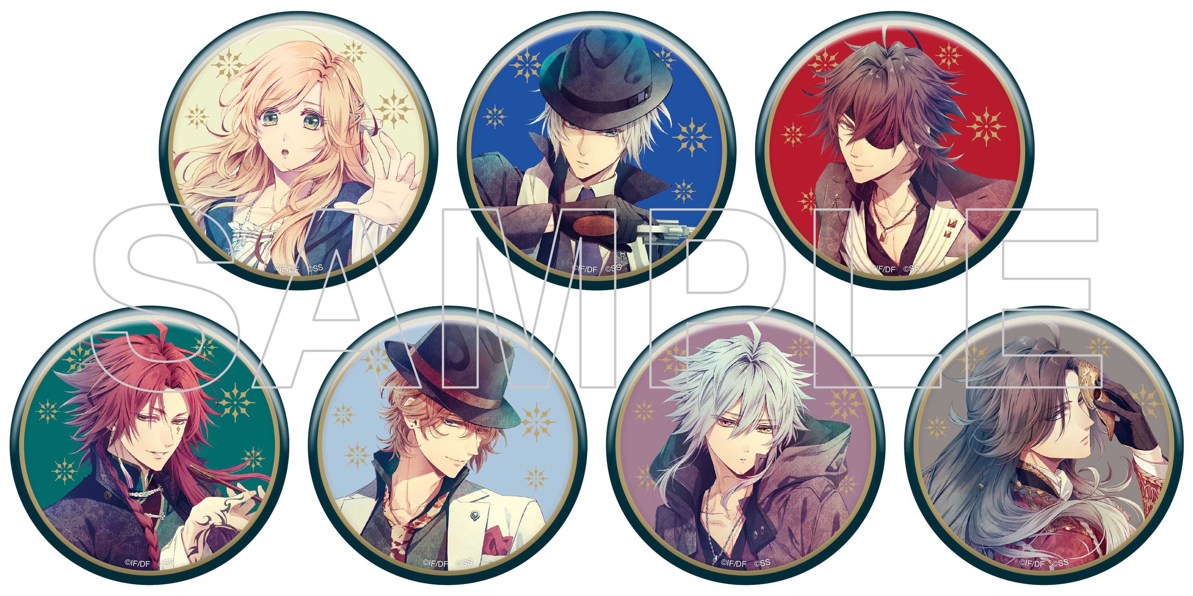 ピオミュ】イラスト柄ランダム缶バッジ（全7種）【ミュージカル『ピオ