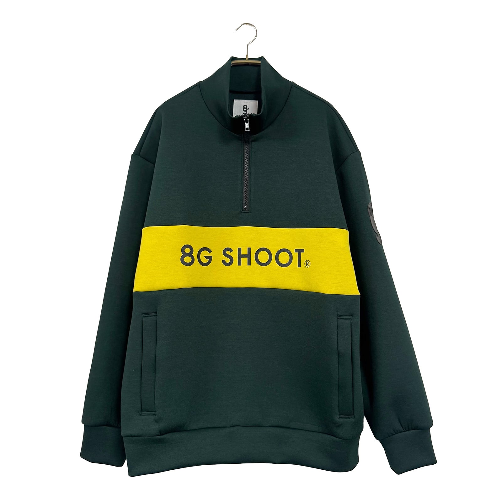 8G HALF ZIP PULLOVER -GREEN- | 8G SHOOT WEBSTORE