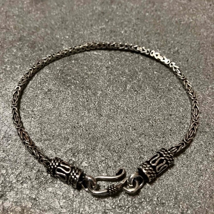 SILVER925 NAVAJO PEARL DESIGN BANGLE/BRACELET /シルバー