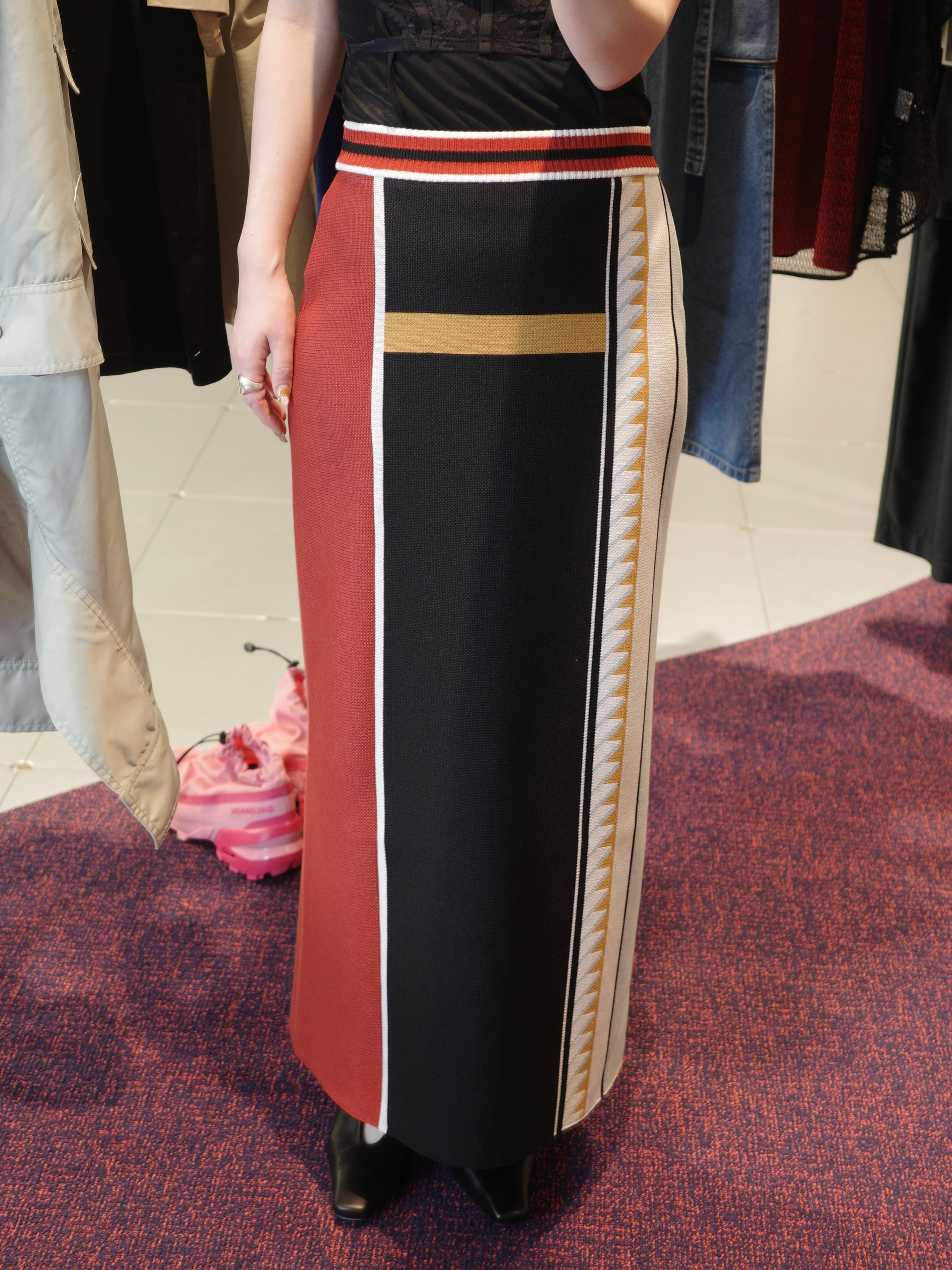 25AW】Mame Kurogouchi マメ クロゴウチ / Geometric Pattern Knitted