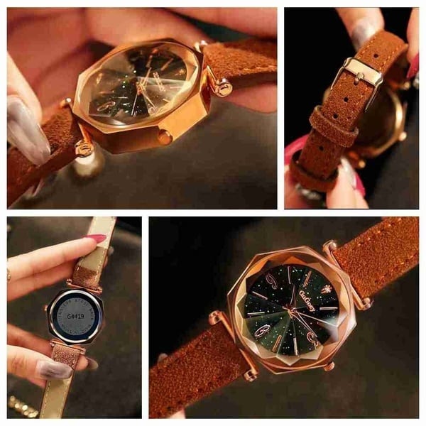 クリスタル 高級 ブランド 女性腕時計 ローズゴールド レディース