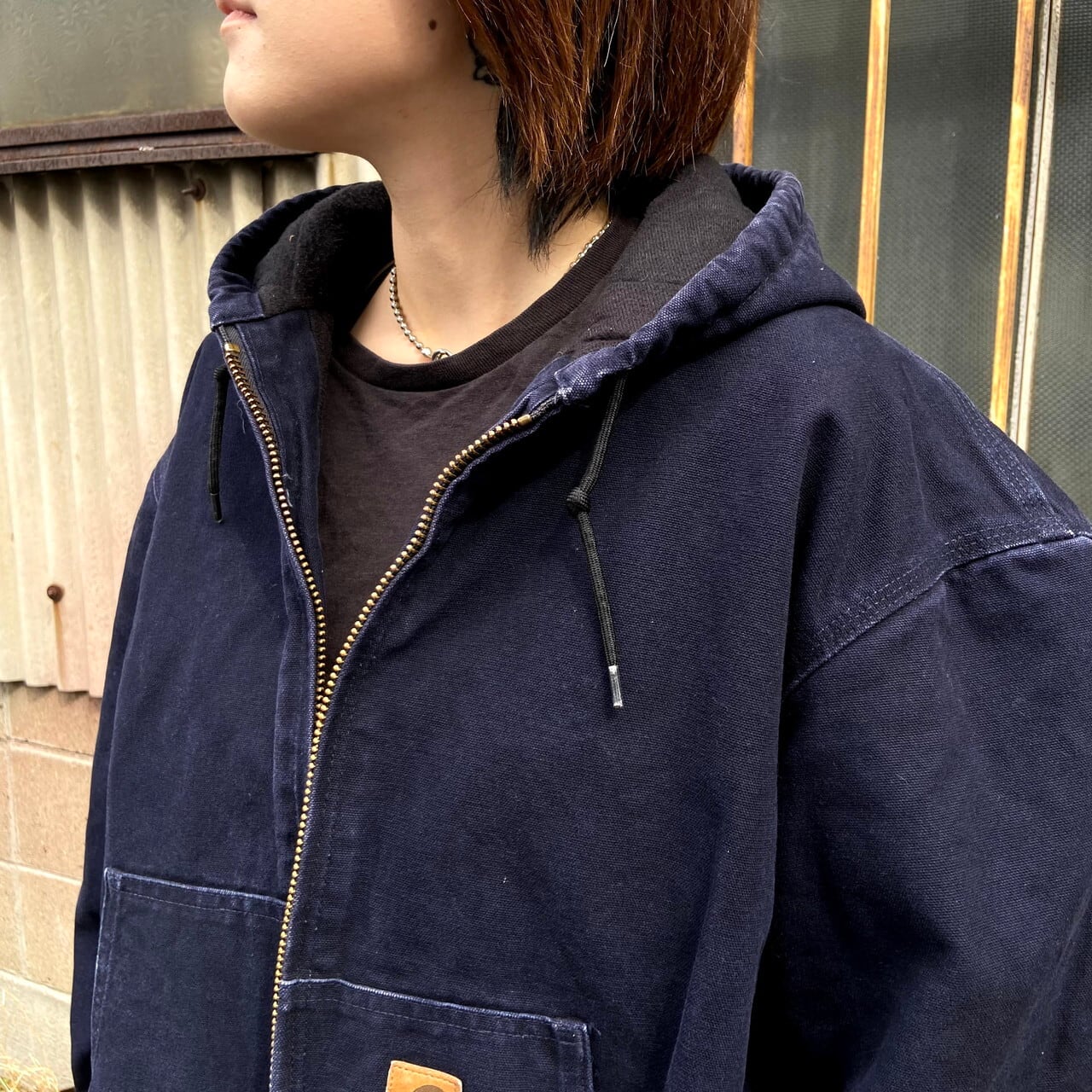 カーハート アクティブパーカー ワークジャケット メンズXL相当 古着