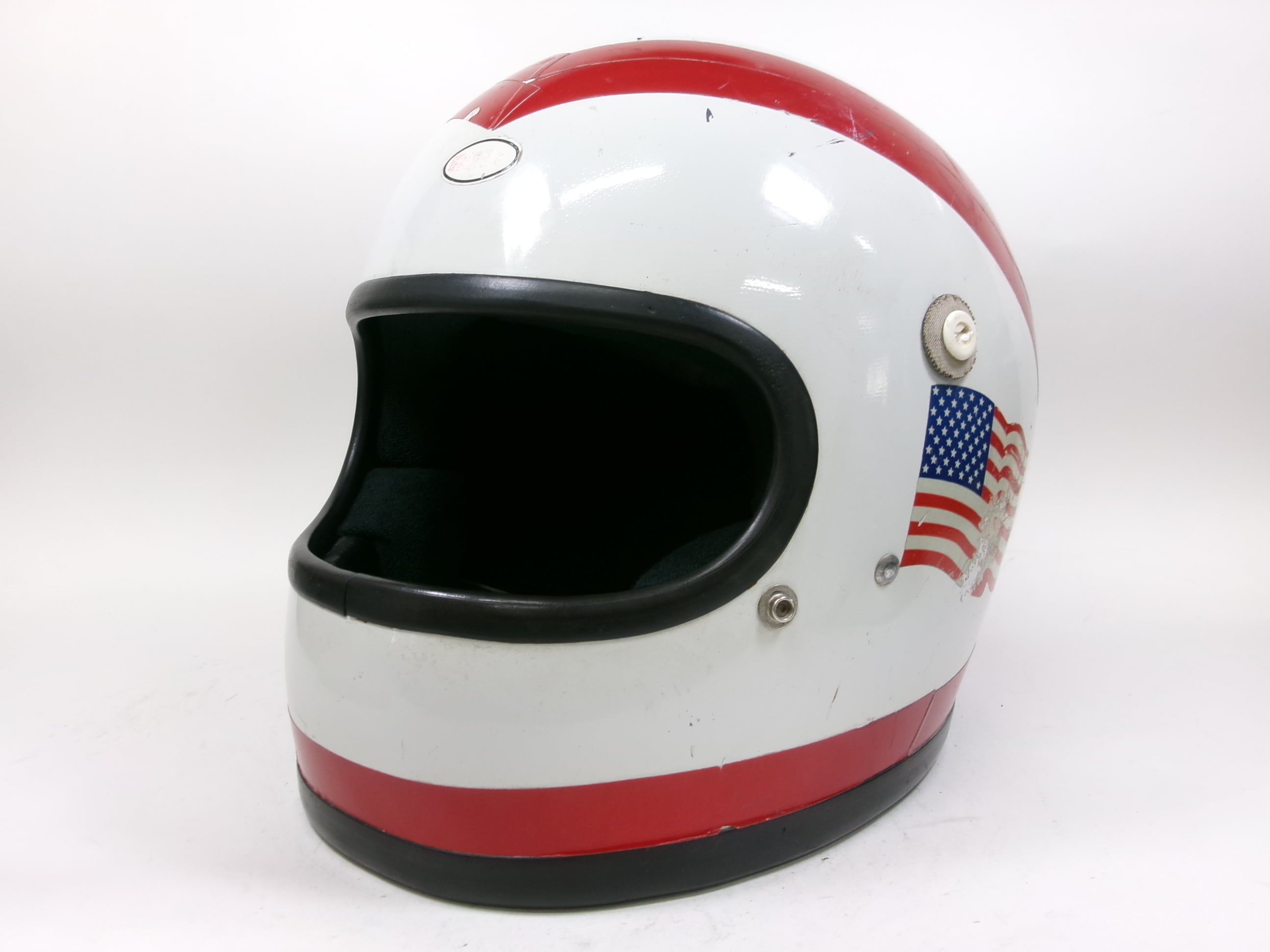 最初期! 70s BELL STAR フルフェイスヘルメット 7 1/8 目深加工済み M