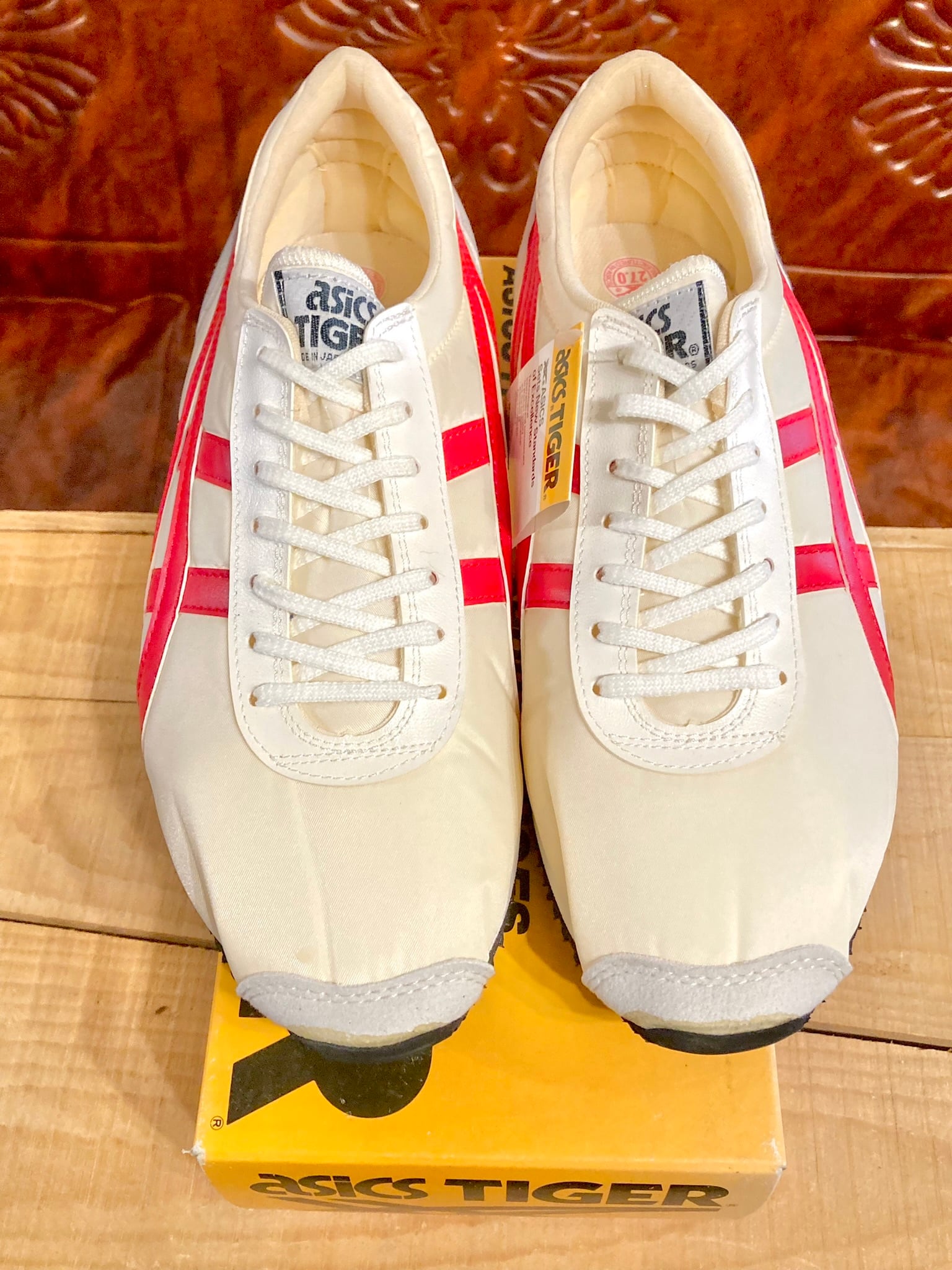 ASICS TIGER（アシックス タイガー） マラソン310 白/赤 27cm 90s 235