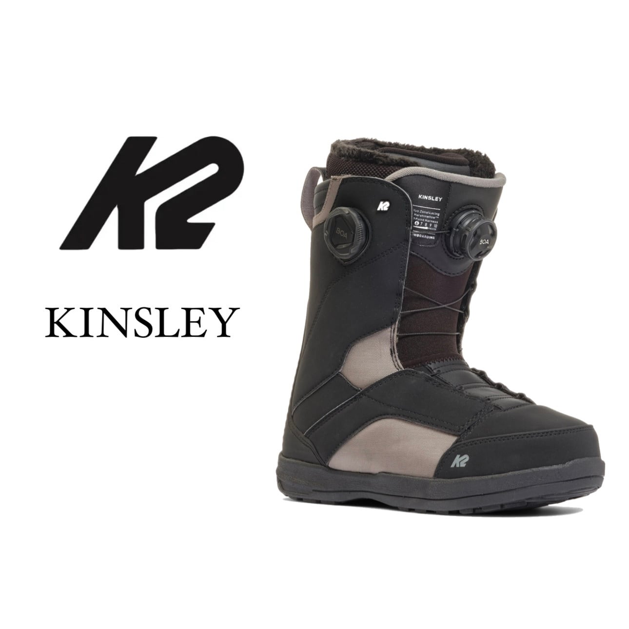 24-25モデル . K2 .『 KINSLEY 』. Black . ケーツー . キンスリー