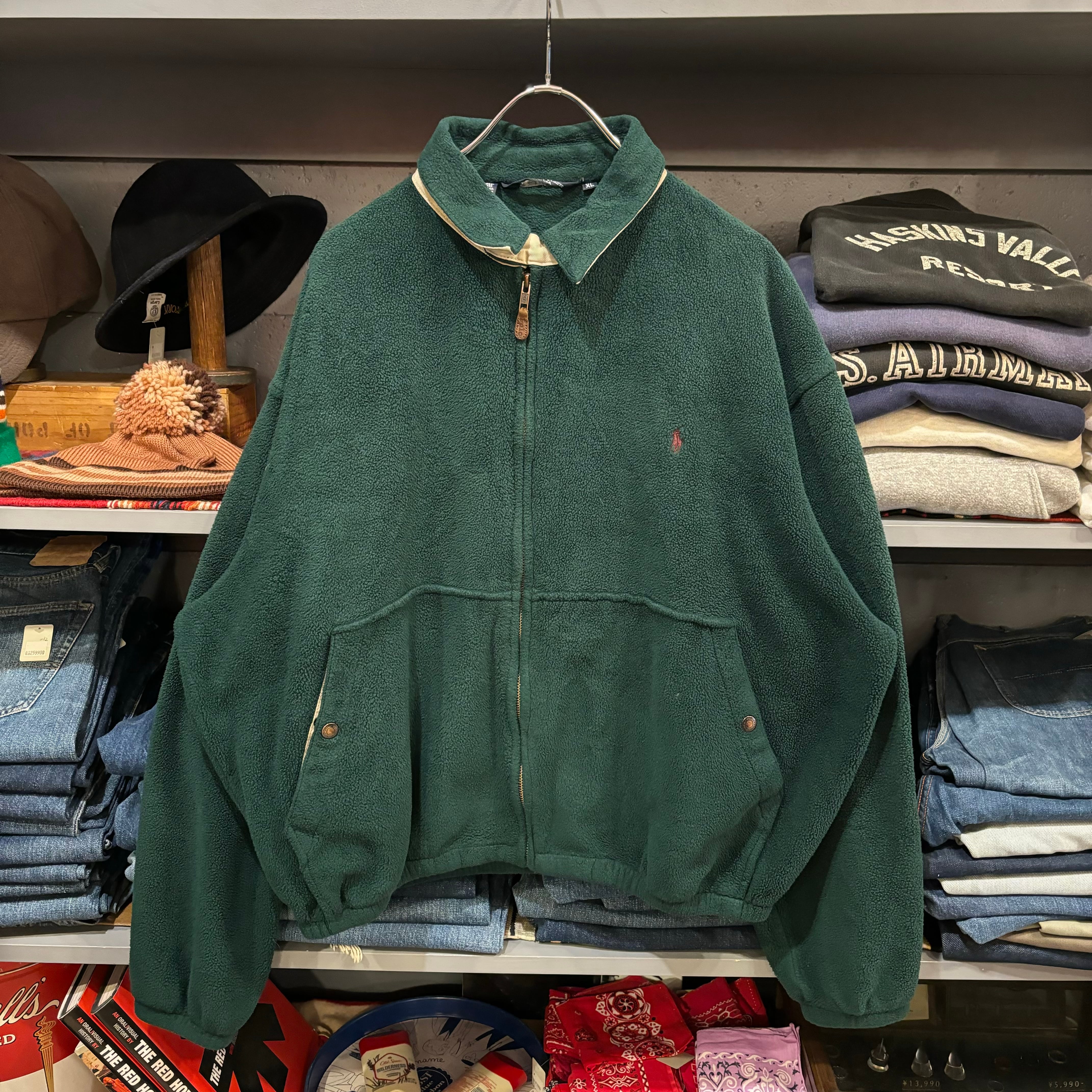 90s Polo By Ralph Lauren Fleece Swing Top | VOSTOK