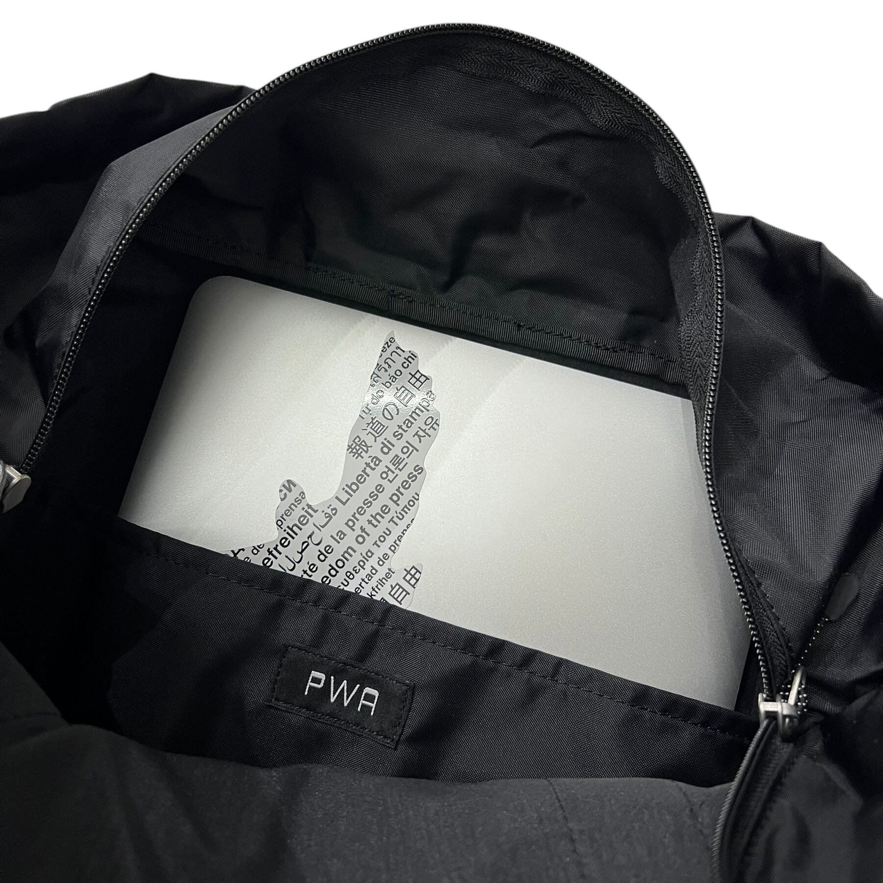 PWA / TRAVEL 2 WAY TOTE BLACK | THE NEWAGE CLUB