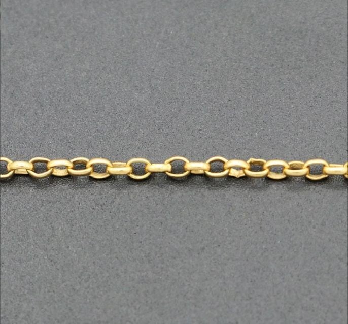 CHROME HEARTS クロムハーツ 22K ロールチェーンネックレス 16インチ