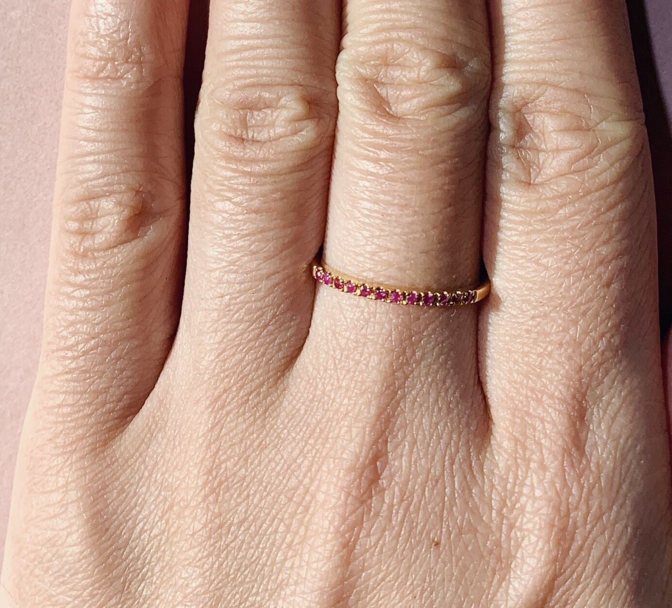 9K ルビー エタニティリング | ＜天然石ジュエリー＞Sally's Jewelry