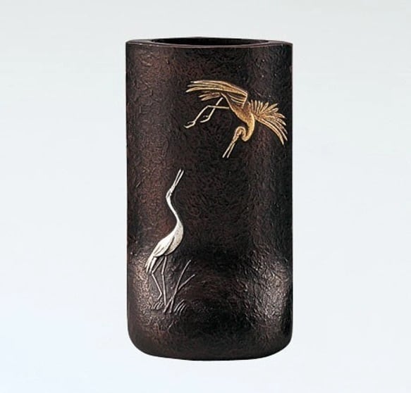 祝 高岡銅器花瓶 | 株式会社竹中銅器