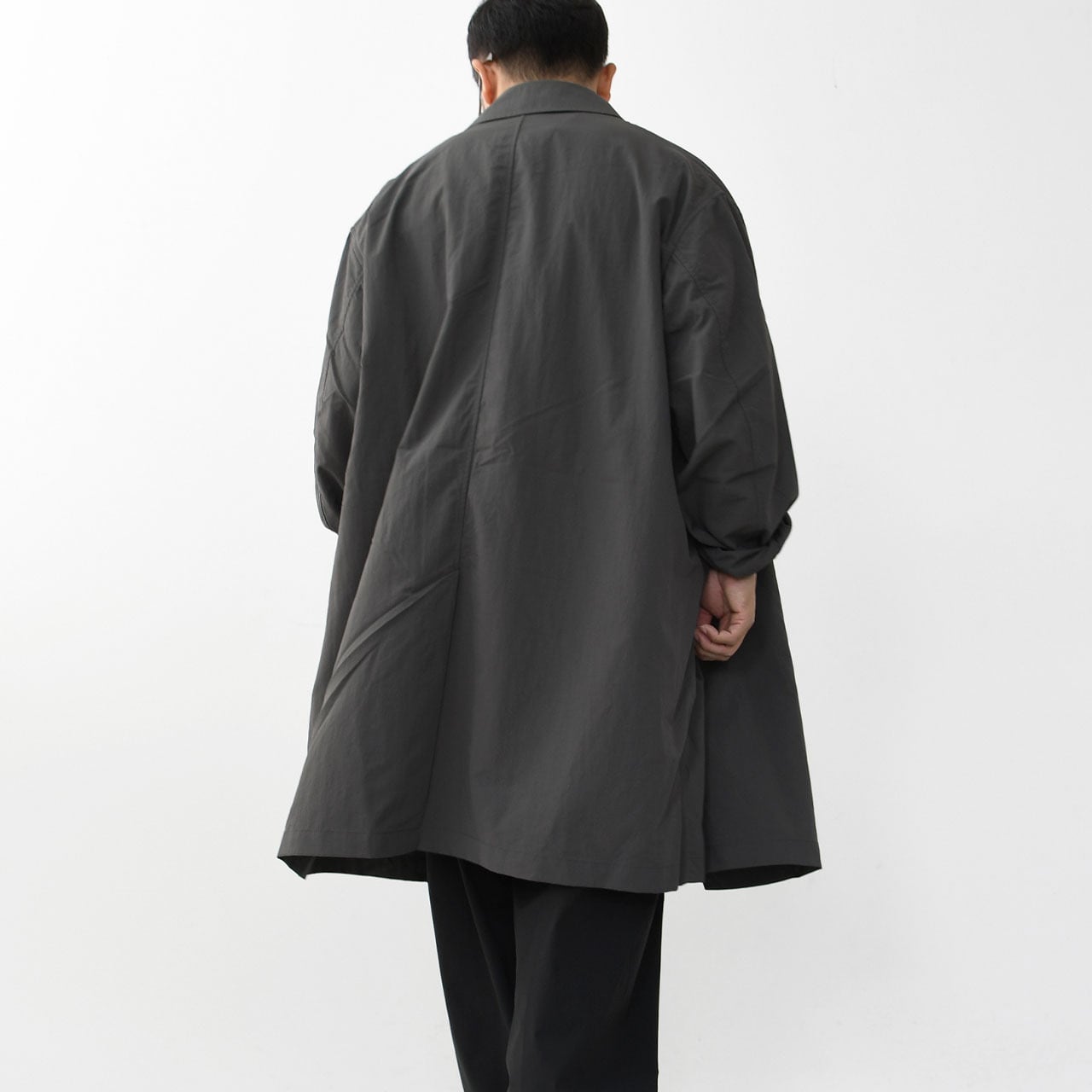 DANTON [ダントン] M NYLON TUSSER BALMACAAN COAT [DT-A0656TNY