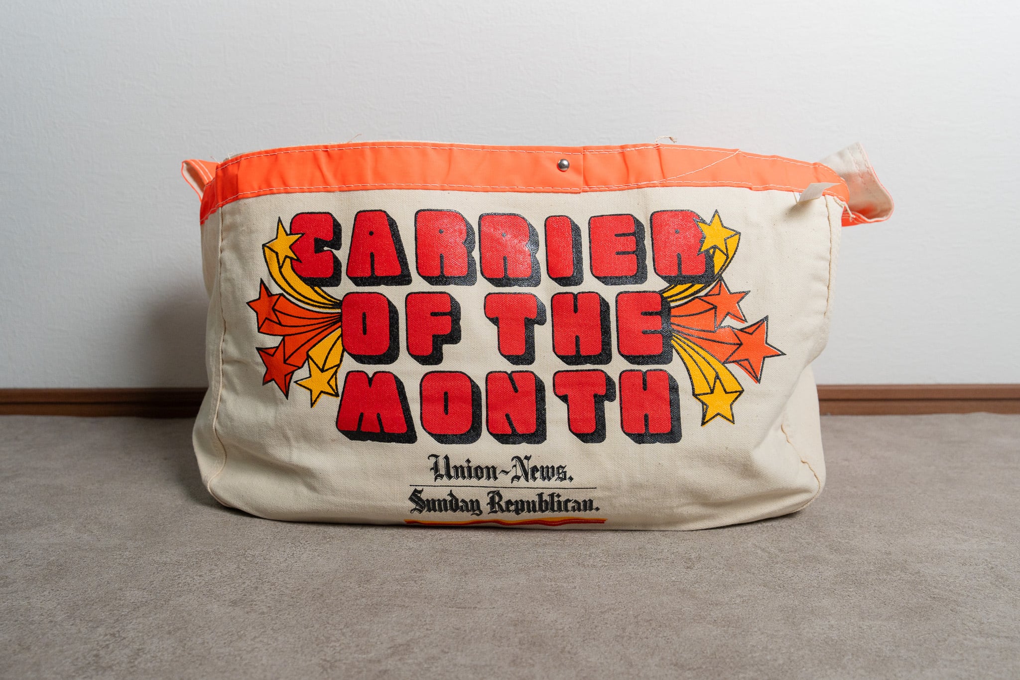 DEADSTOCK】80's Union-News Paper Bag 