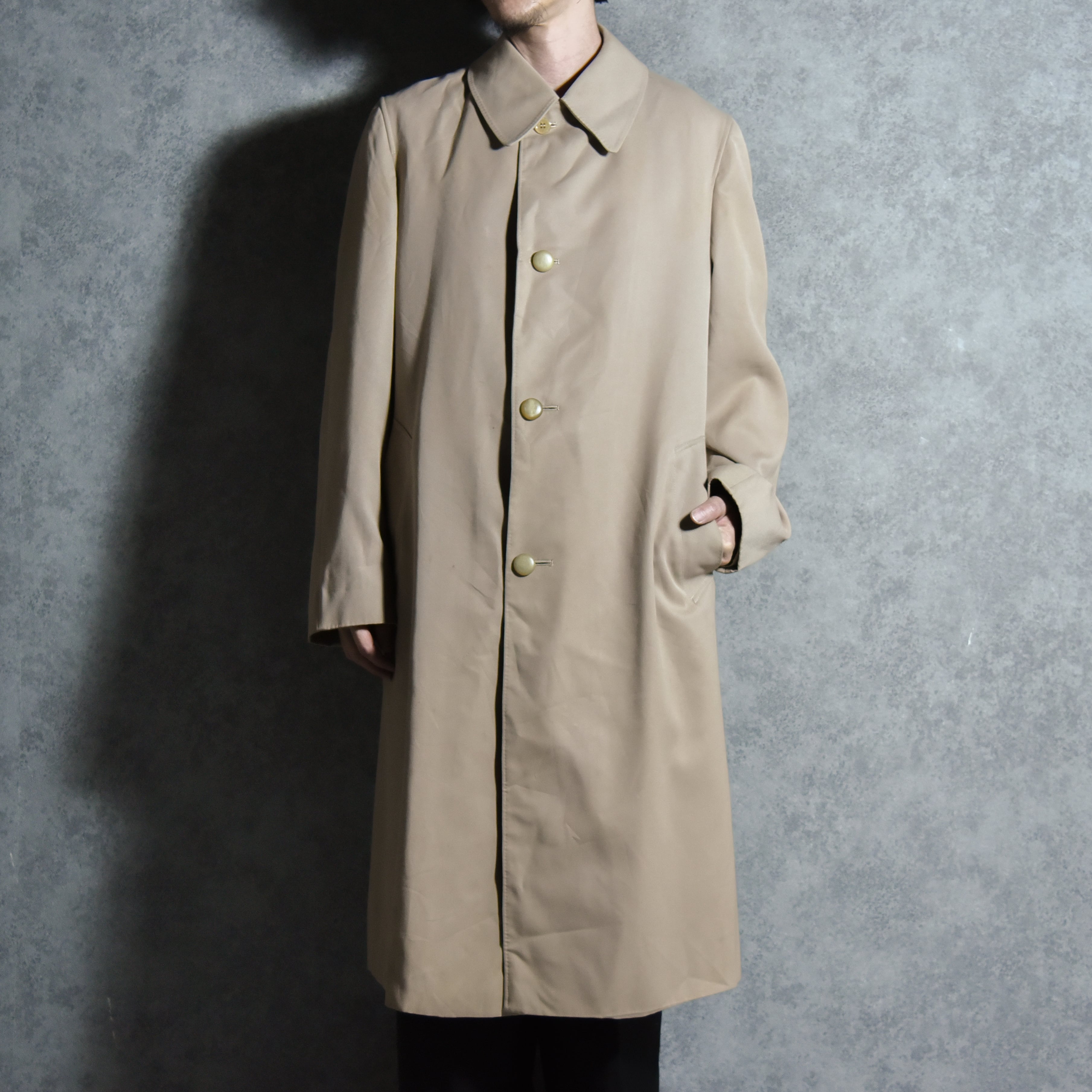 80s Aquascutum Balmacaan Coat Made in Canada アクアスキュータム