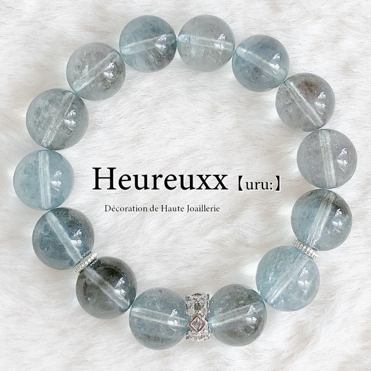 DB-133大玉超高品質!!♡モスアクアマリン ブレスレット♡ | Pay ID