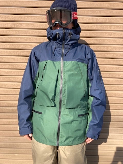 Green Clothing OGA Jacket Dull Green/Navy Mサイズ | hotstyle TOYOOKA