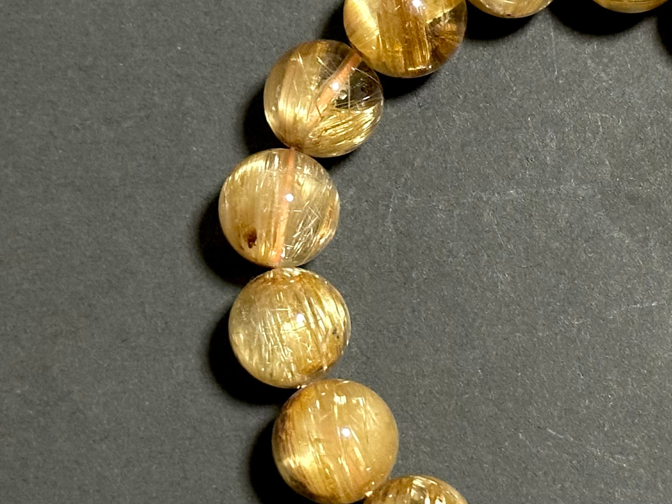 金運【高級キャッツアイタイチンルチル】12-12.5mm | 導運石