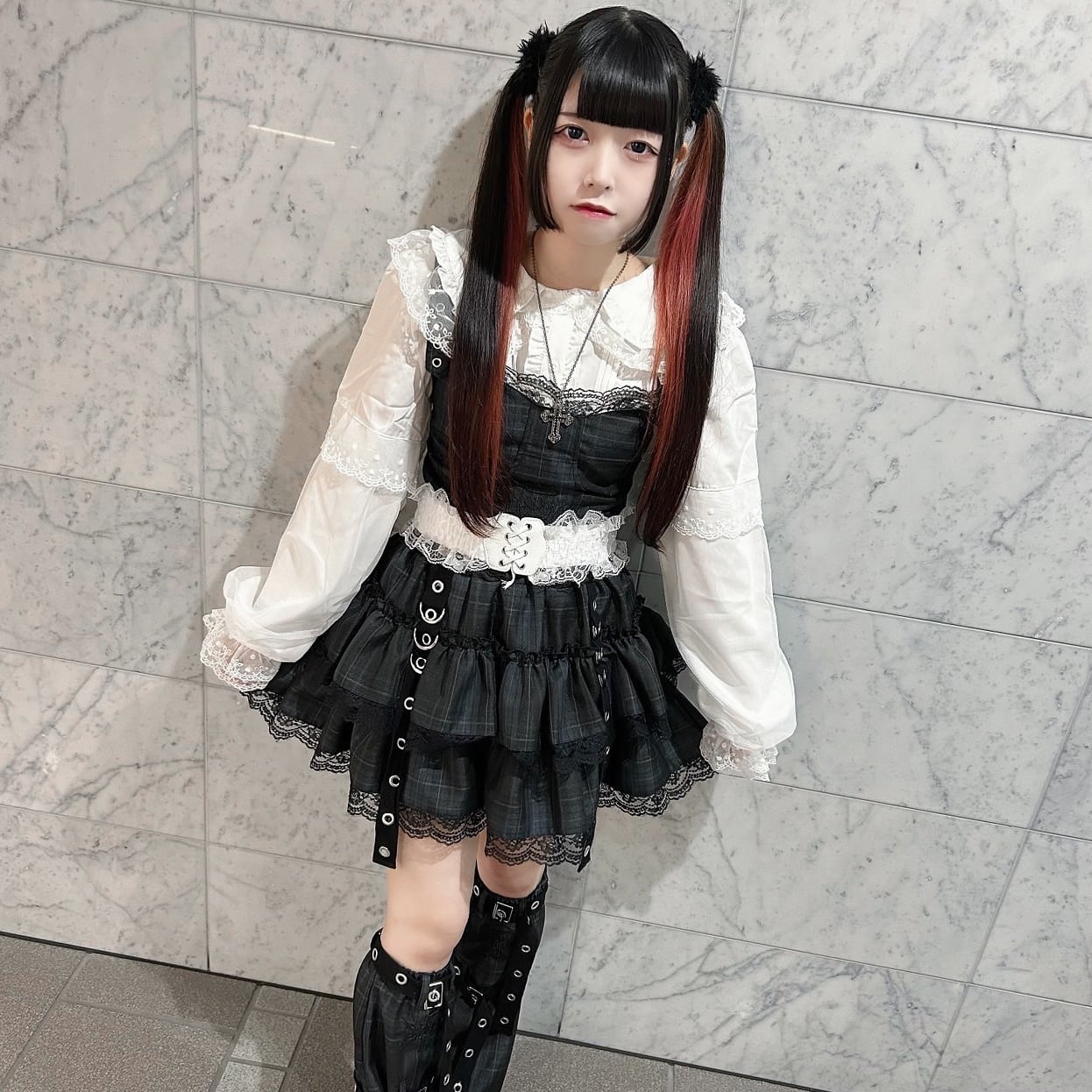 サブカル刺繍☆チェックビスチェ | VOLCAN&APHRODITE