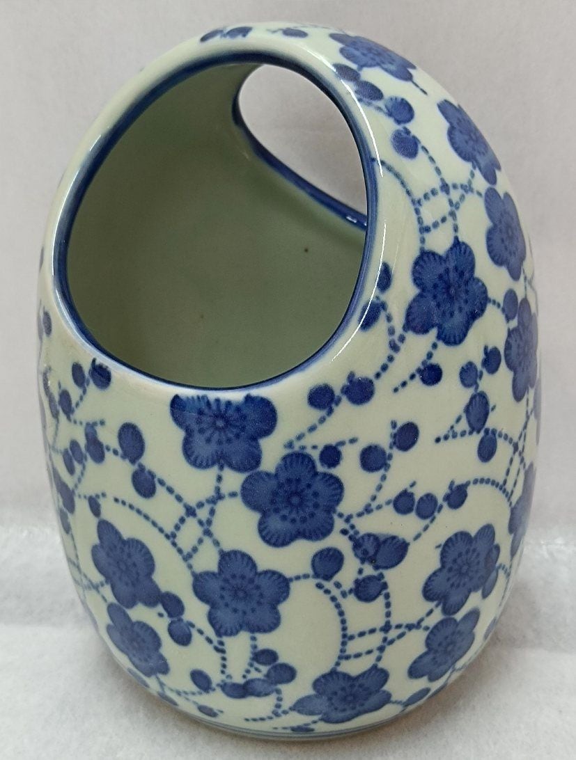 古い 伊万里焼 在銘：瓢箪に龍印 陶器染付花瓶 | Resale レサレ