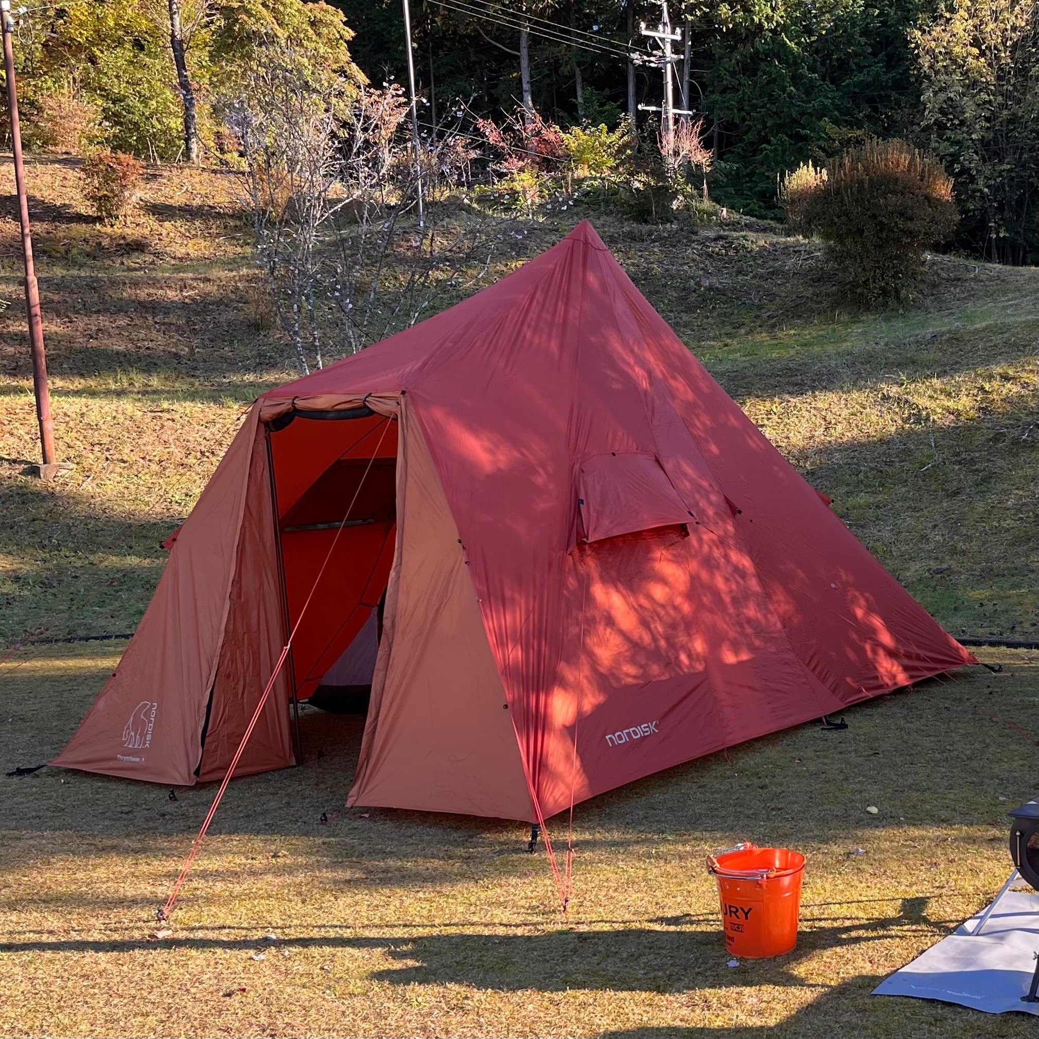 新品・専用フットプリントセット] nordisk Thrymheim5 Picante-Cashew